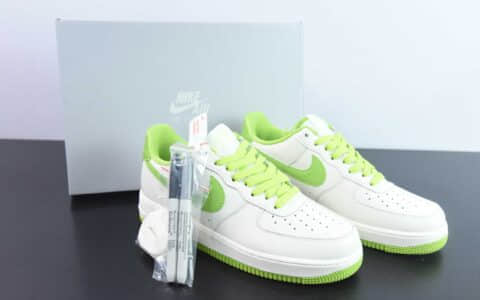 耐克Nike Air Force 1 Low 07马克笔荧光绿空军一号低帮休闲板鞋纯原版本 货号：PR0026-312