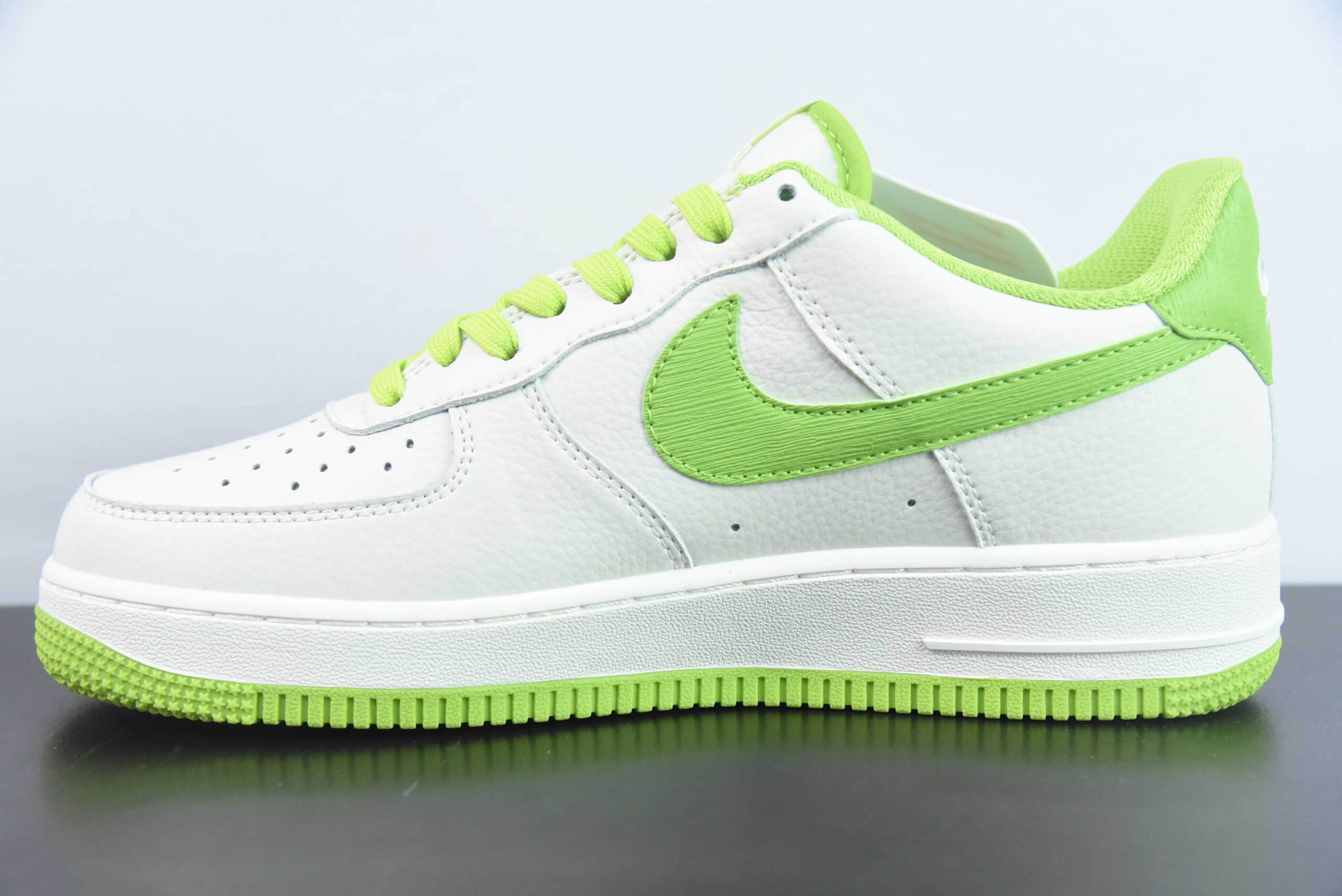 耐克Nike Air Force 1 Low 07马克笔荧光绿空军一号低帮休闲板鞋纯原版本 货号：PR0026-312