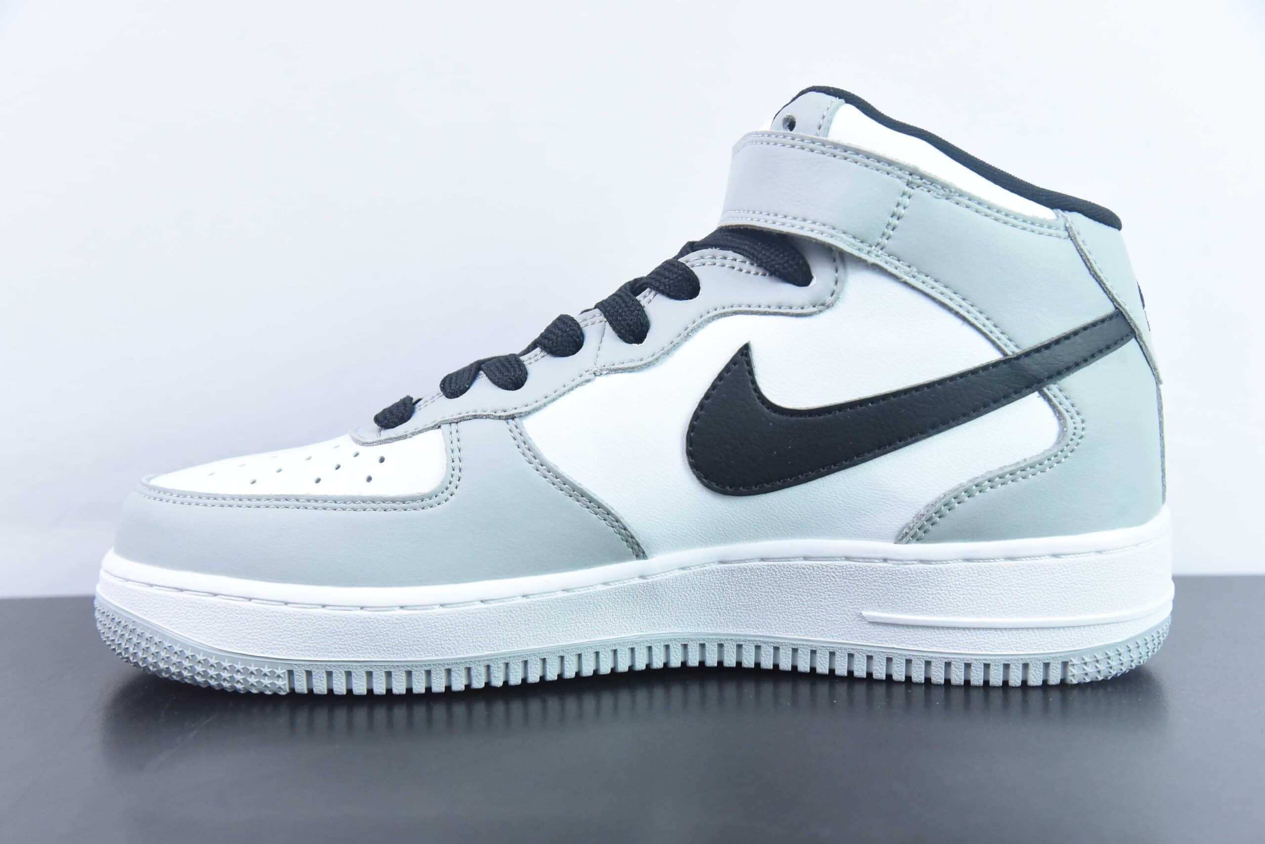 耐克Nike Air Force 1 Mid 07 烟灰空军一号中帮休闲板鞋纯原版本 货号：HG1522-016