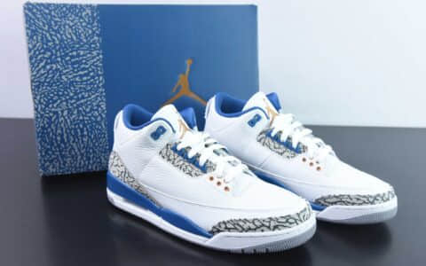 乔丹Air Jordan 3 Retro Midnight Navy AJ3午夜蓝水泥男子文化篮球鞋纯原版本 货号：CT8532-140