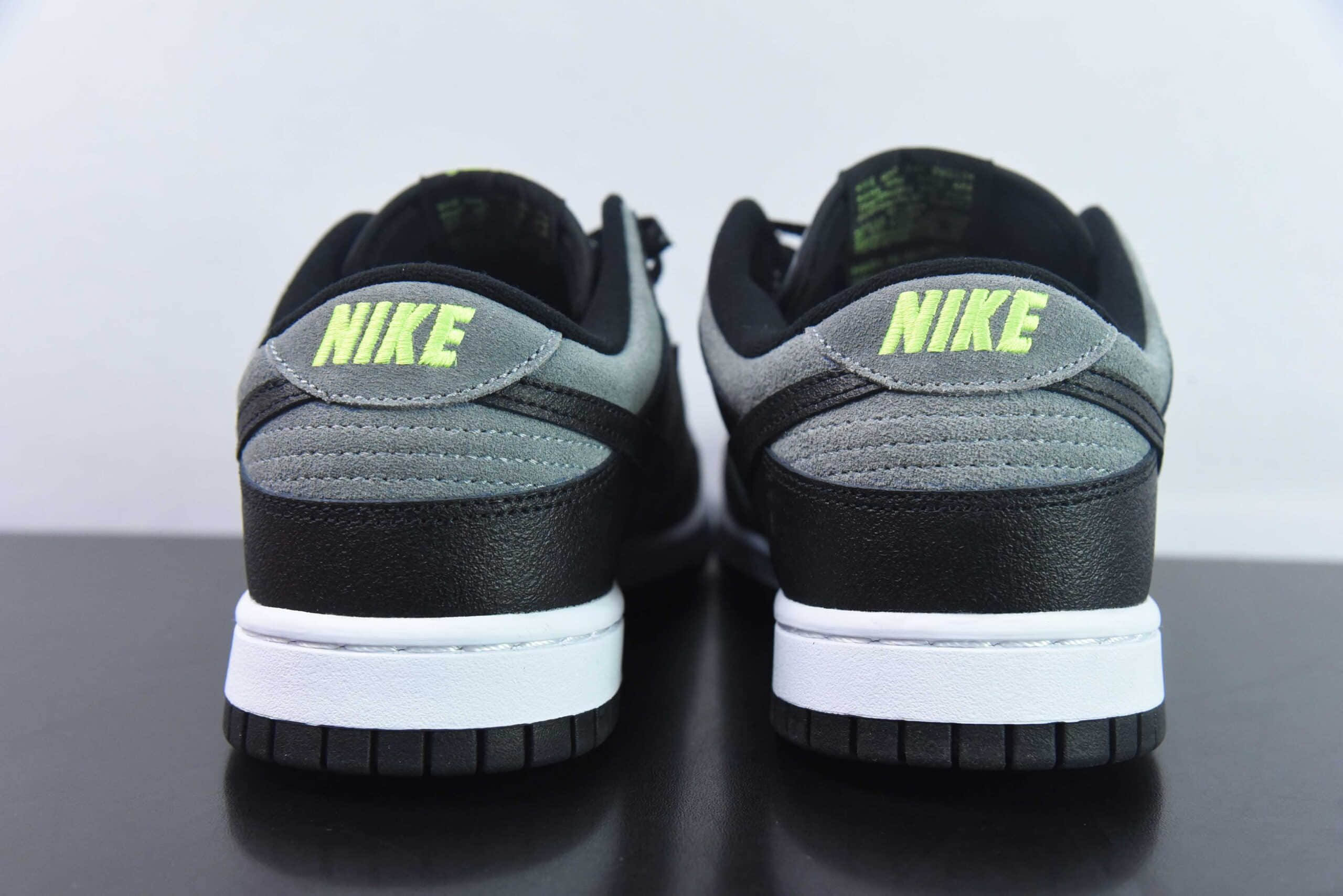 耐克Nike SB Dunk LowBlack Grey Green Strike黑灰迷你小钩扣篮系列低帮休闲运动滑板板鞋纯原版本 货号：FQ2205-001 