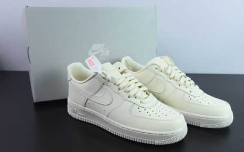 耐克Nike Air Force 1 ‘07 Low 椰米黄空军一号低帮休闲板鞋纯原版本 货号：DM0211-101