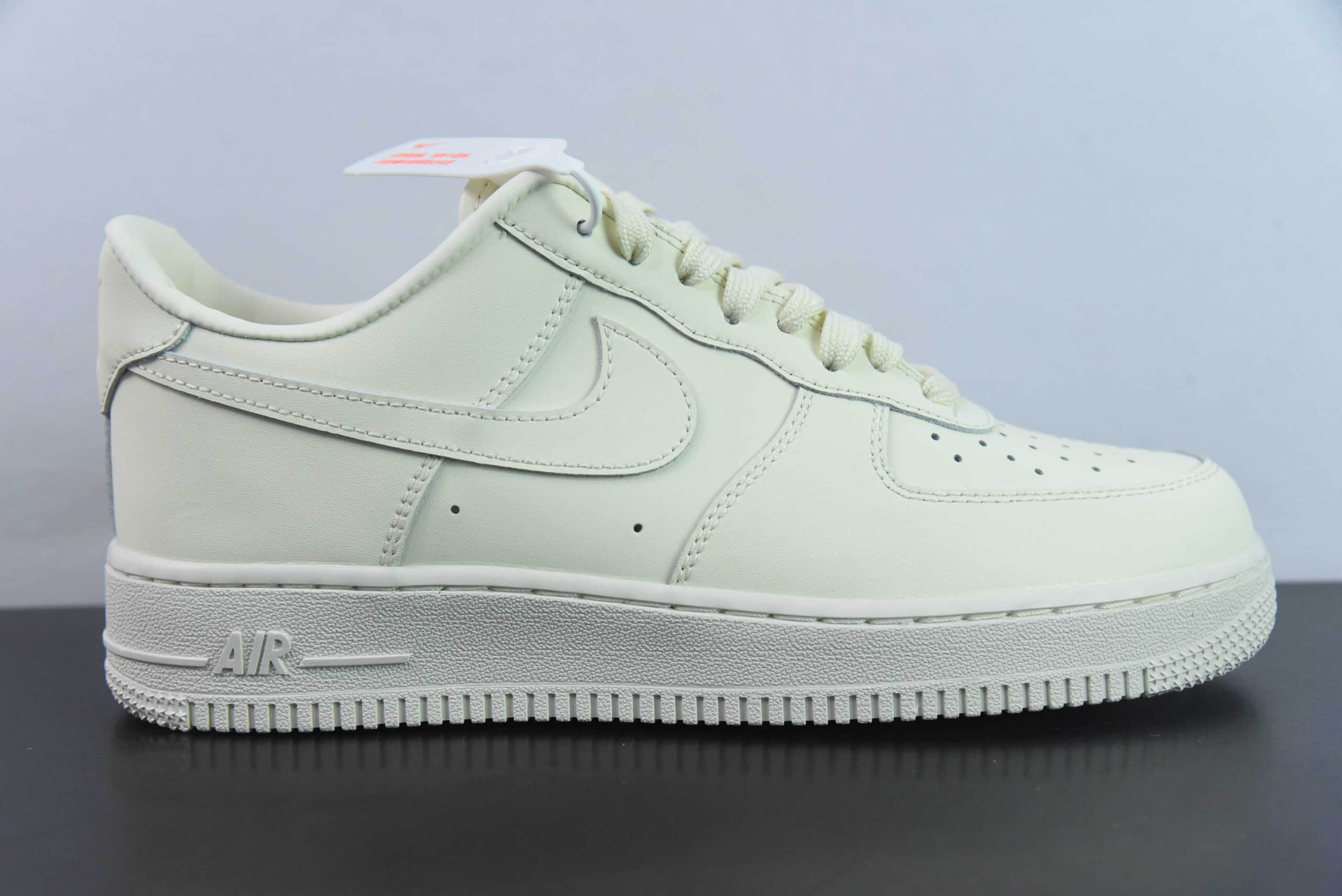 耐克Nike Air Force 1 ‘07 Low 椰米黄空军一号低帮休闲板鞋纯原版本 货号：DM0211-101