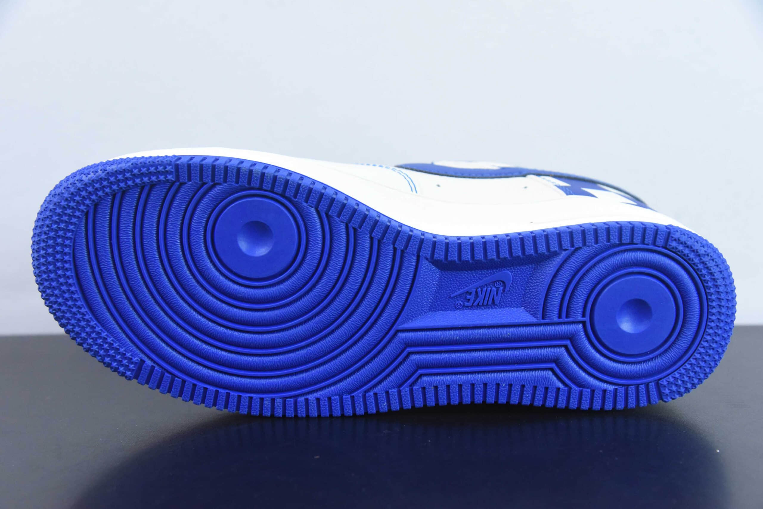 耐克Nike Air Force 1 Low 格子拼接白蓝空军一号低帮运动休闲板鞋纯原版本 货号：GZ5688-088