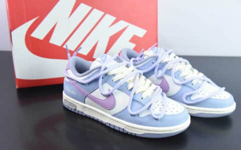 耐克Nike SB Dunk Low”PinkWhite“梦幻法式郁金香爱心扣SB扣篮系列低帮经典百搭休闲运动板鞋纯原版本货号：DD1503-500