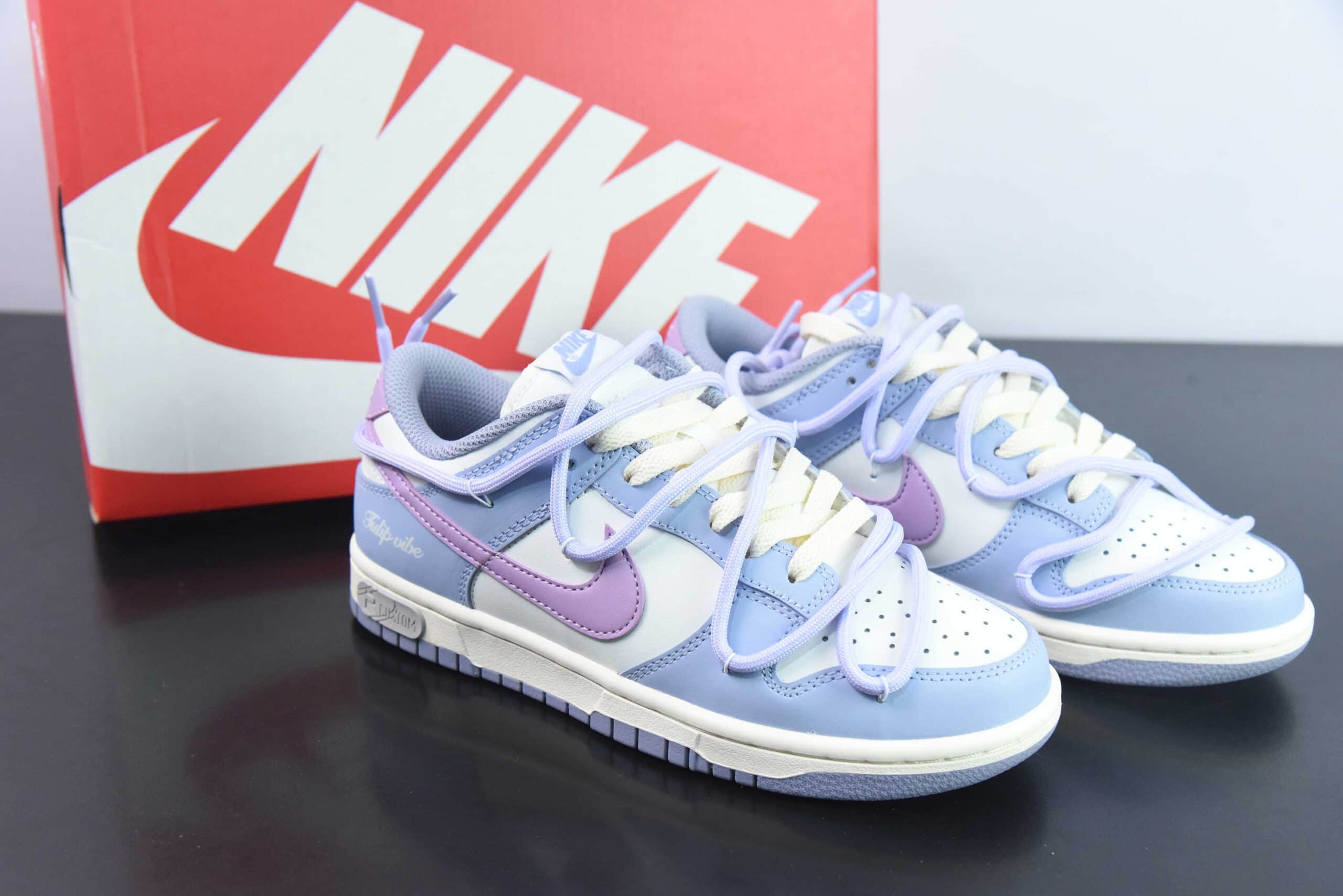 耐克Nike SB Dunk Low”PinkWhite“梦幻法式郁金香爱心扣SB扣篮系列低帮经典百搭休闲运动板鞋纯原版本货号：DD1503-500