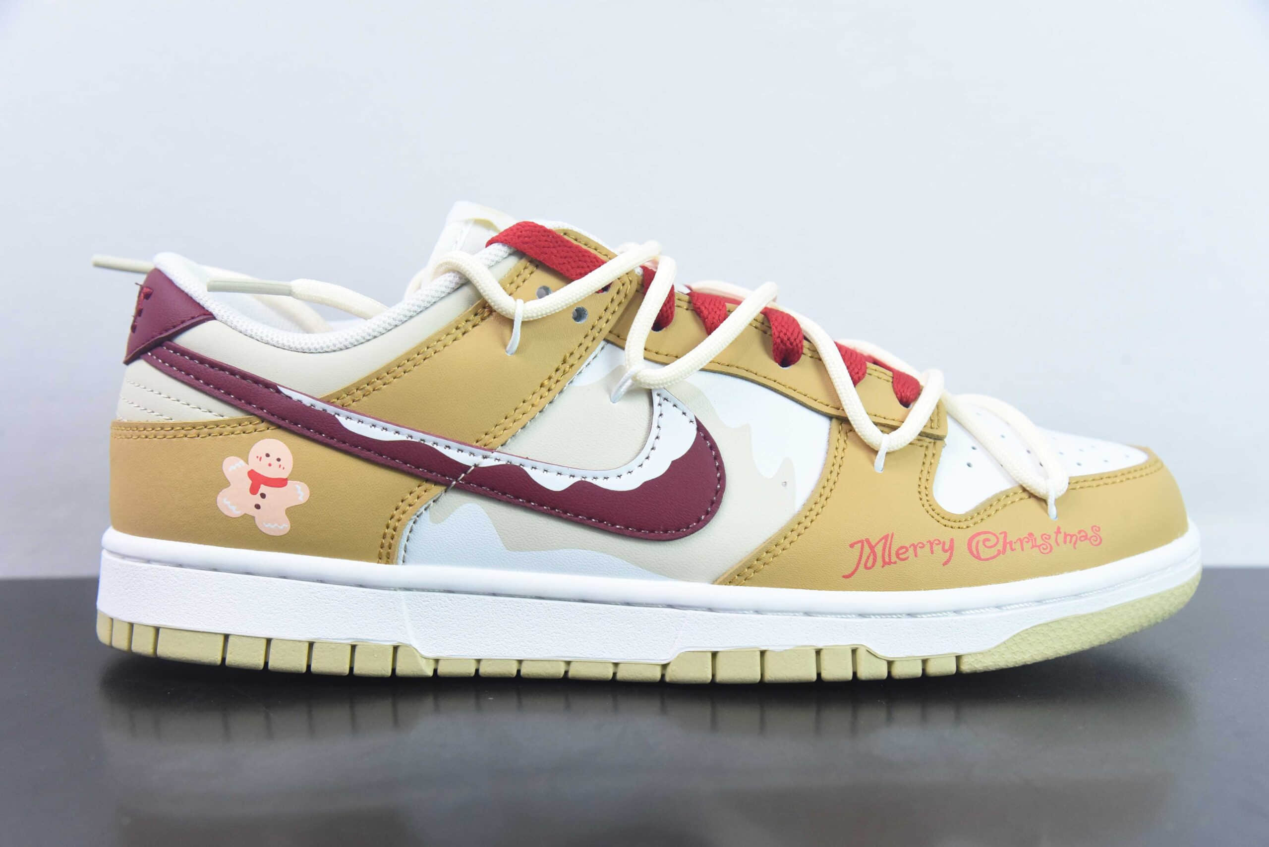 耐克Nike Dunk Low 姜饼人杏仁色低帮耐磨复古运动休闲板鞋纯原版本 货号：DV0833-100