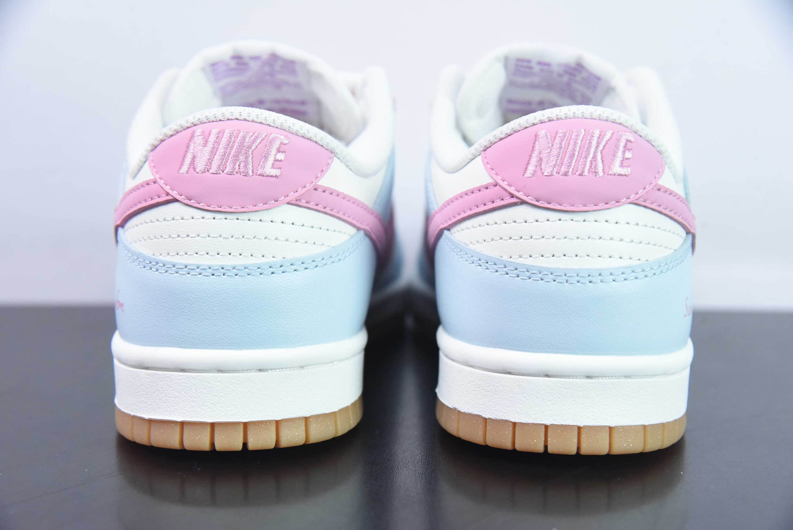 耐克Nike Dunk Low 樱花校园粉蓝SB低帮休闲滑板鞋纯原版本 货号：FD9922-151