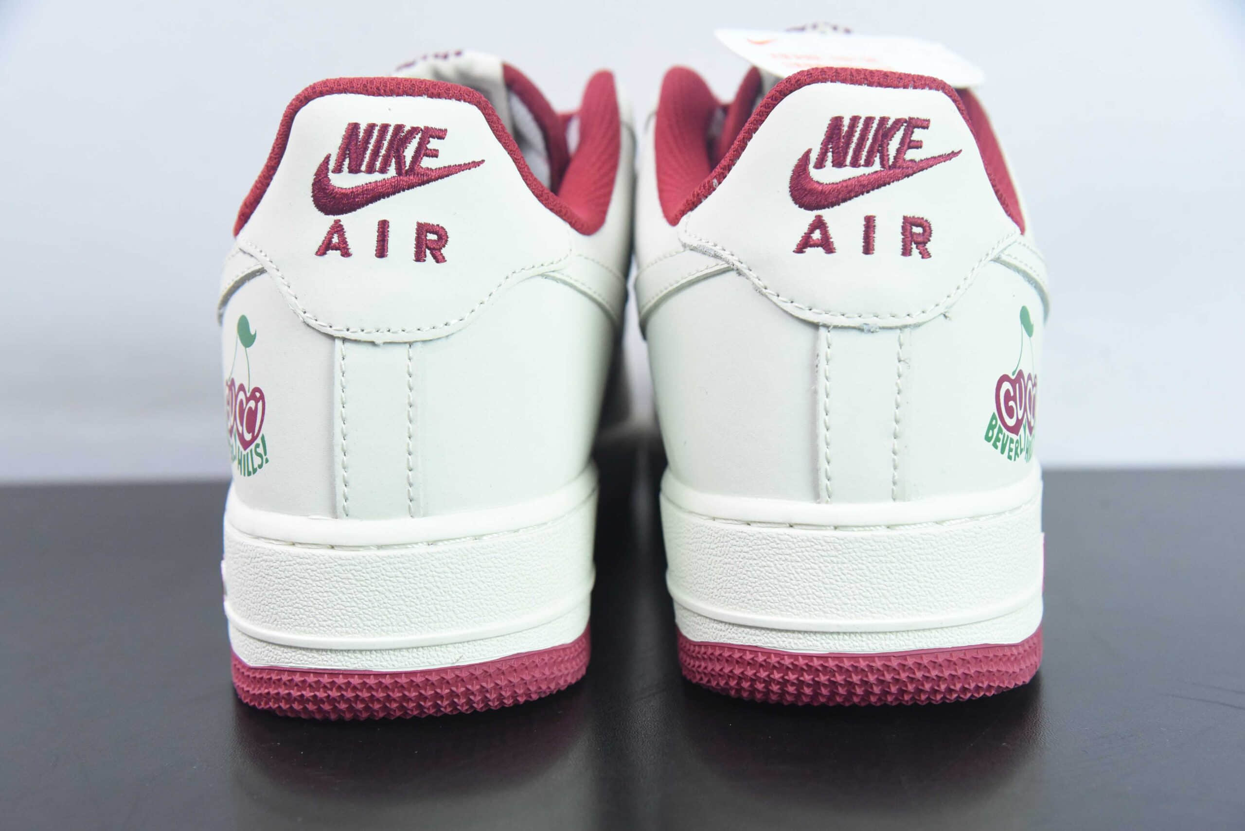 耐克NIke Air Force 1 '07 Low “古驰联名樱桃情人节”空军一号低帮休闲板鞋纯原版本 货号：BS9055-702