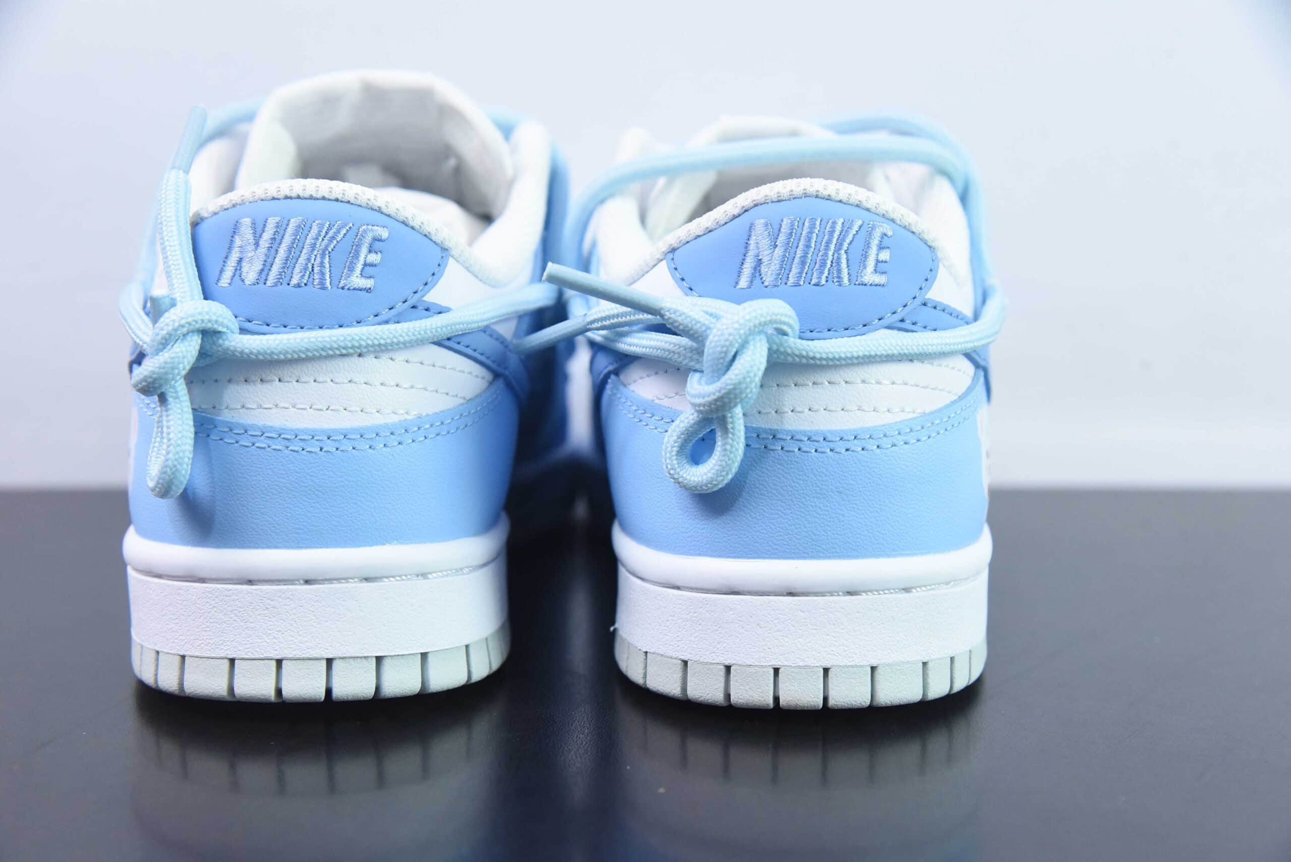 耐克Nike SB Dunk Low LotWhiteBlueBear白蓝快乐小熊绑绳SB扣篮系列低帮休闲运动滑板板鞋纯原版本 货号：DH9765-102