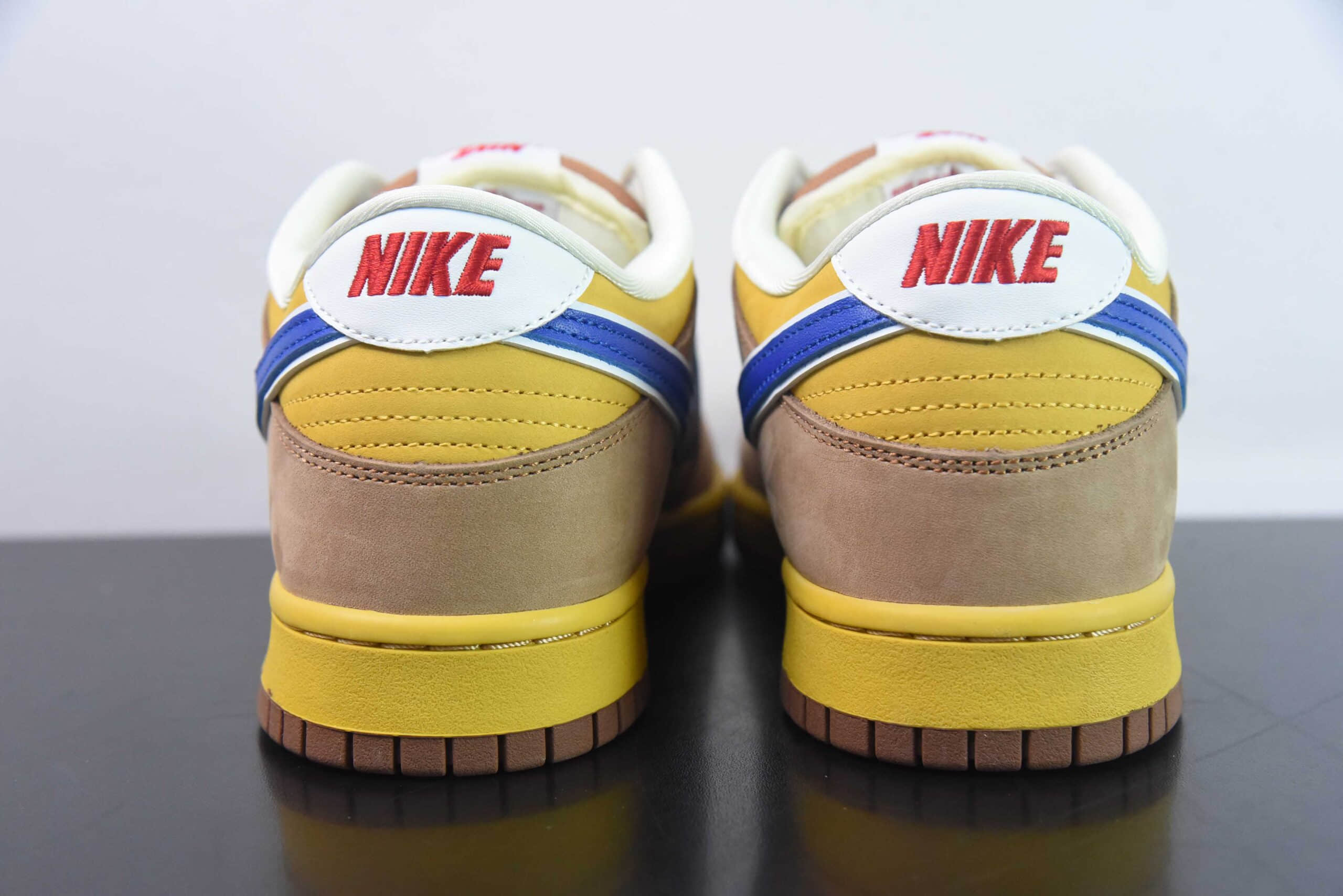 耐克Nike SB Dunk Low Pro 棕黄啤酒节SB低帮休闲滑板鞋纯原版本 货号：313170-741