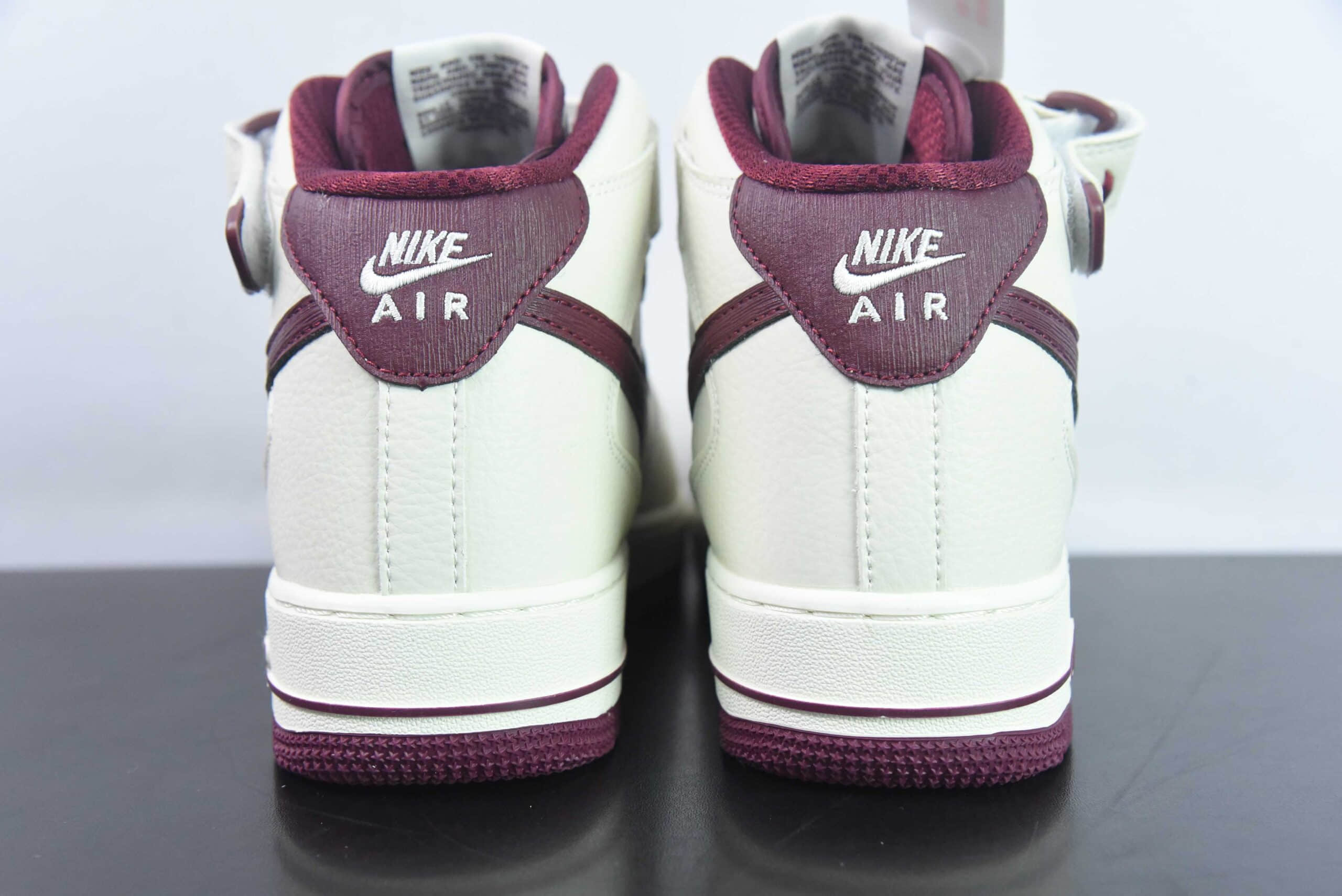 耐克Nike Air Force 1'07 Mid米酒红空军一号中邦休闲板鞋纯原版本 货号： PA0920-008