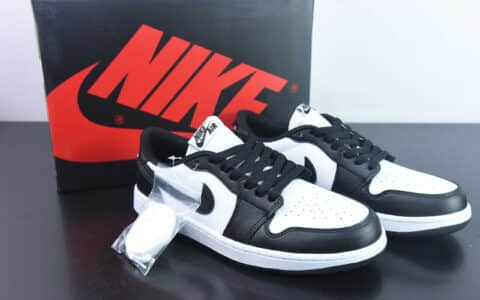 乔丹Air Jordan 1 Retro Low OGBlackWhitePandeAJ1OG黑白熊猫低帮经典复古文化休闲运动篮球鞋纯原版本 货号：CZ0790-110