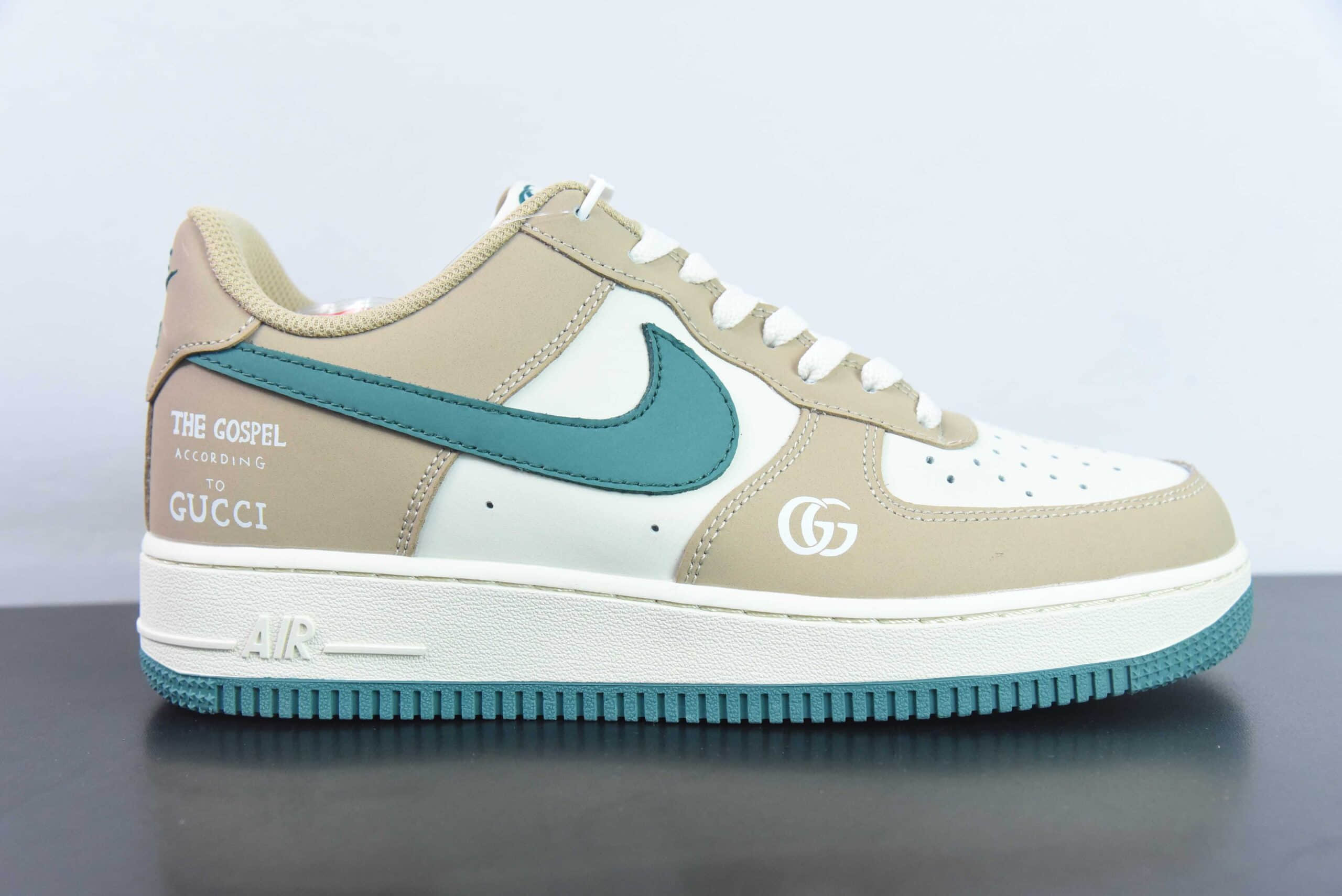 耐克NIke Air Force 1 '07 Low “古驰联名深绿玫瑰金”空军一号低帮休闲板鞋纯原版本 货号：BS9055-723 