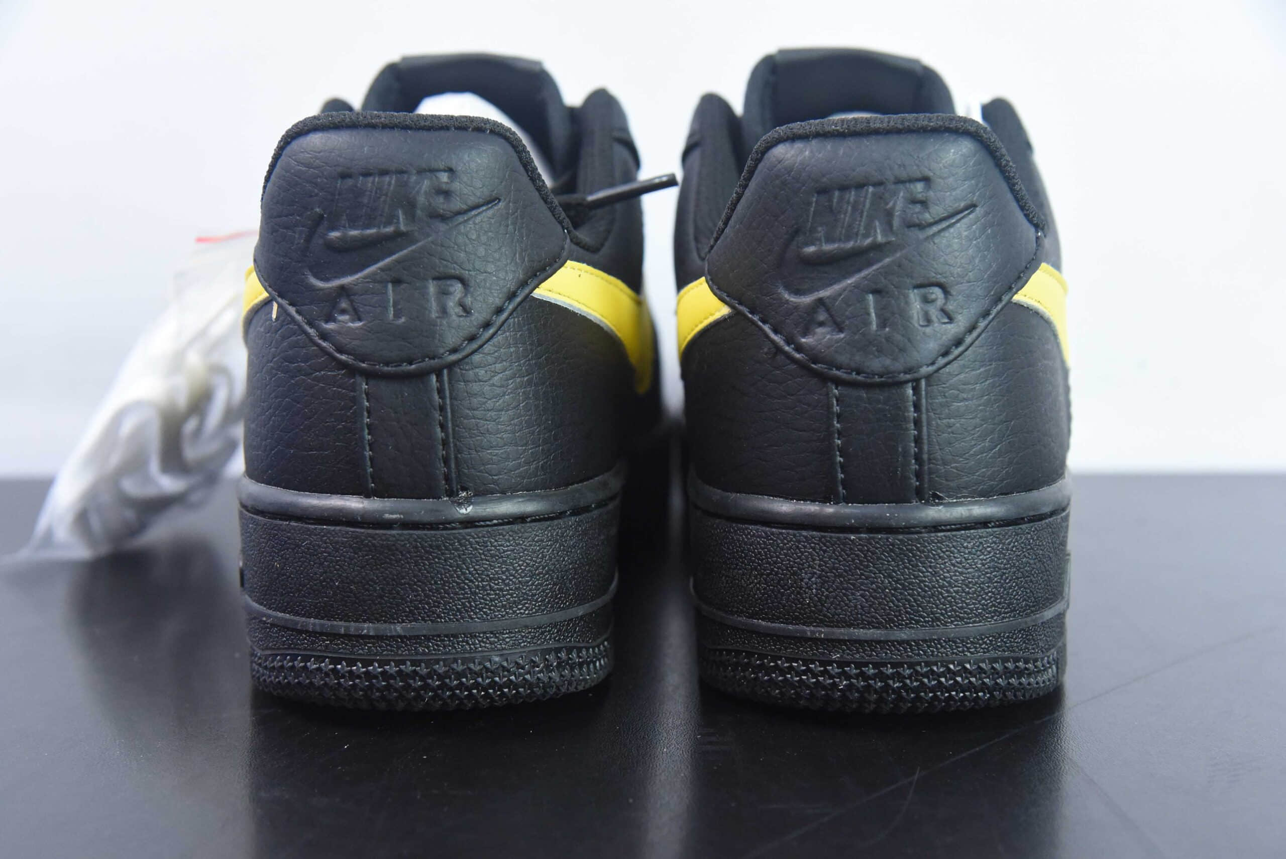 耐克Nike Air Force 1 AF1黑黄大勾空军一号低帮休闲板鞋纯原版本 货号：CI9553-051 