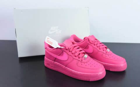 耐克Nike Air Force 1'07 Low芭比粉空军一号低帮休闲板鞋纯原版本 货号：DD8959-600