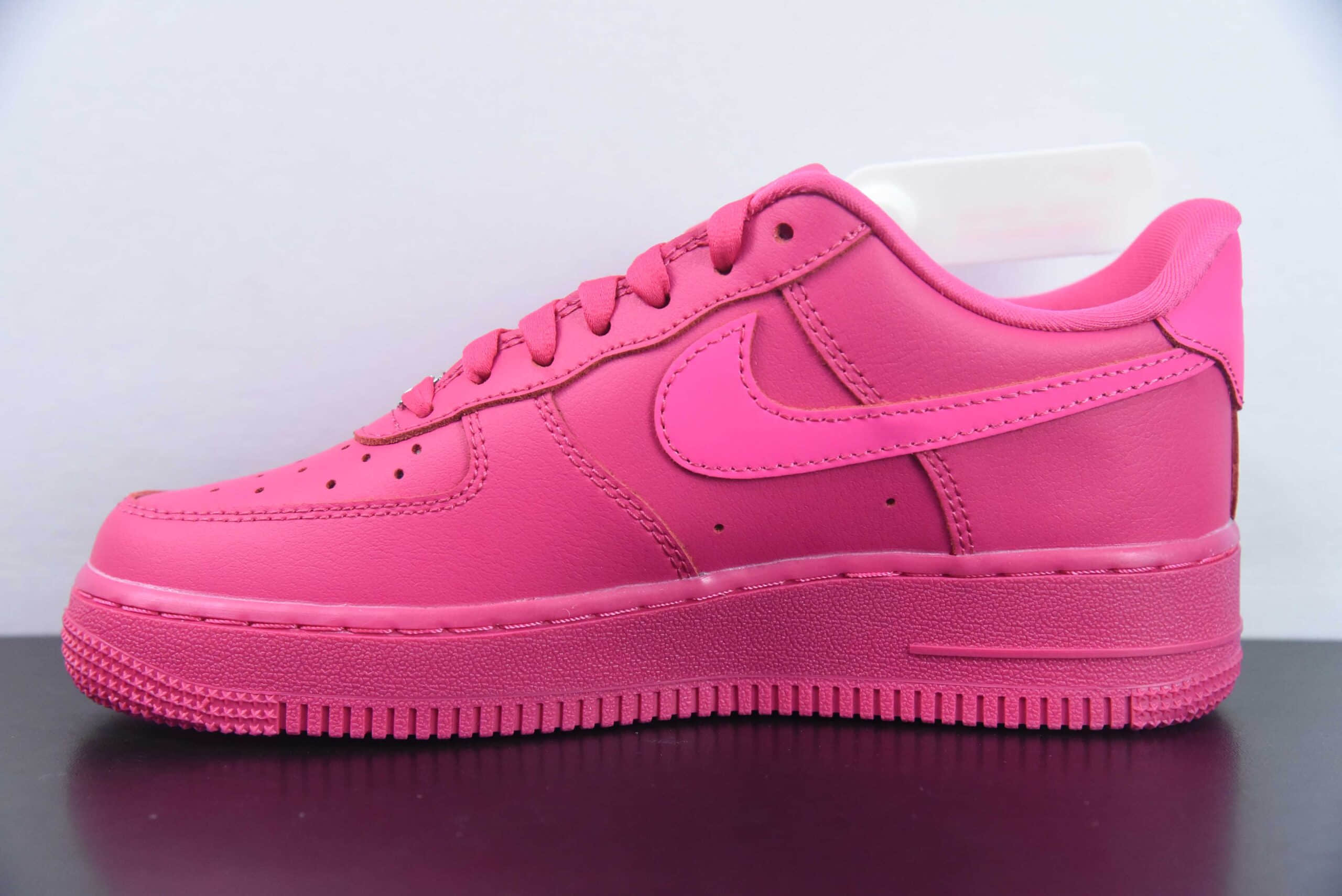 耐克Nike Air Force 1'07 Low芭比粉空军一号低帮休闲板鞋纯原版本 货号：DD8959-600 