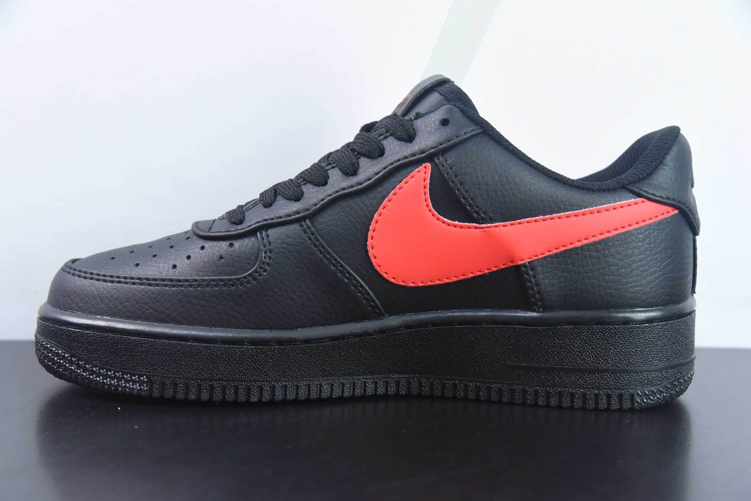 耐克Nike Air Force 1'07 Low 黑红大勾空军一号低帮休闲板鞋纯原版本 货号： CI9553-011
