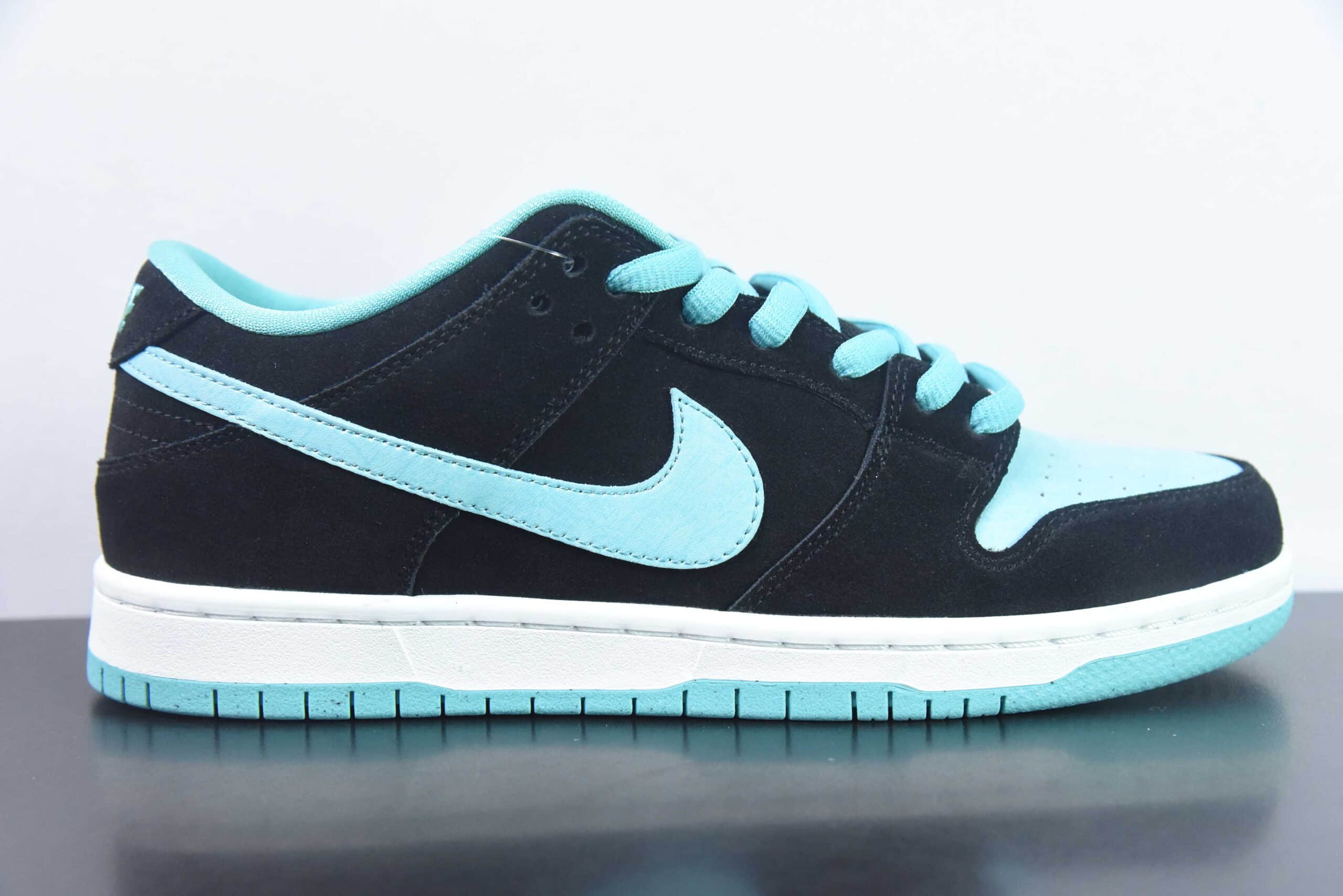 耐克Nike SB Dunk Low ProClear Jade黑浅蓝小钻石SB扣篮系列高帮休闲运动滑板板鞋纯原版本 货号：304292-030