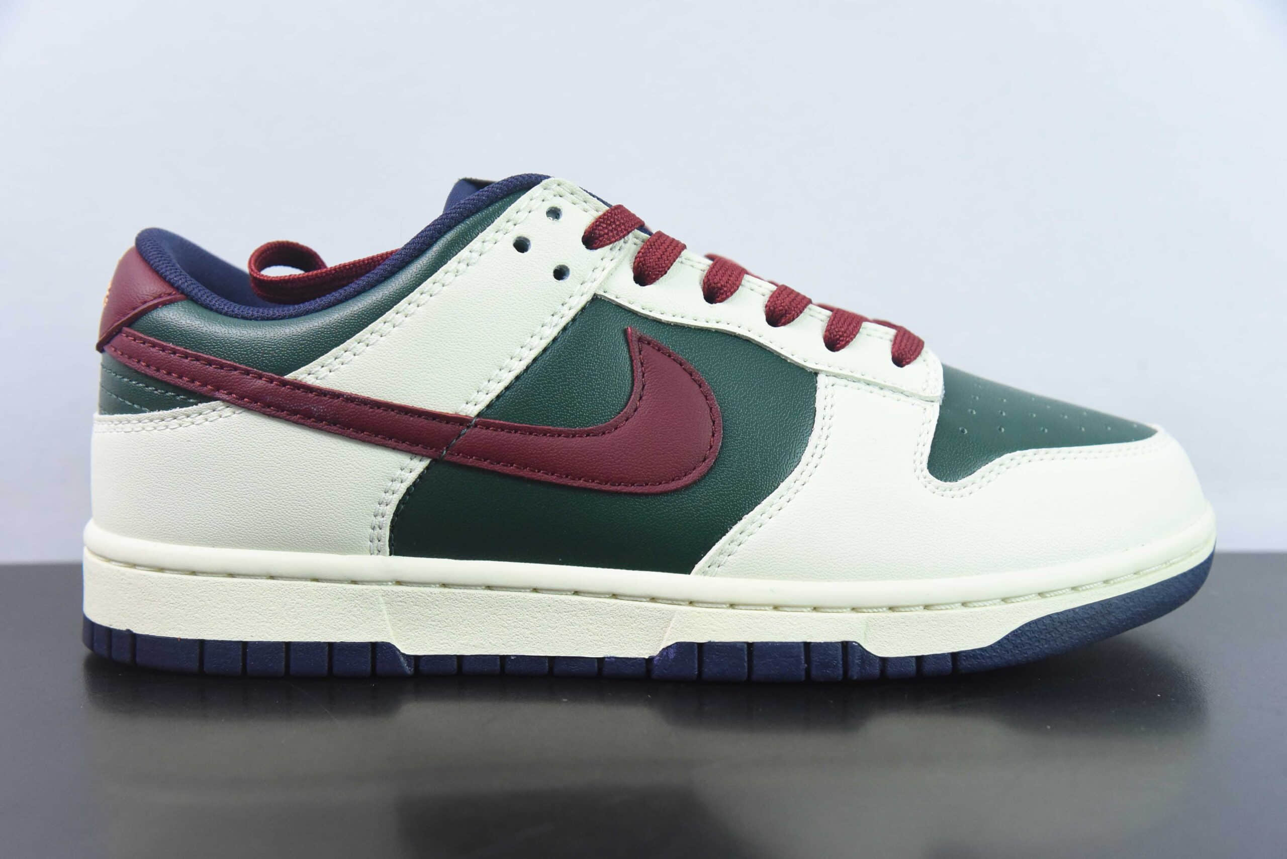 耐克Nike SB Dunk Low Gorge Green 豆沙绿鸳鸯勾 SB低帮休闲板鞋纯原版本 货号：FV8106-361 