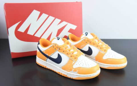 耐克Nike Dunk Low “Wear and Tear”白橙SB低帮休闲滑板鞋纯原版本 货号：FN3418-100