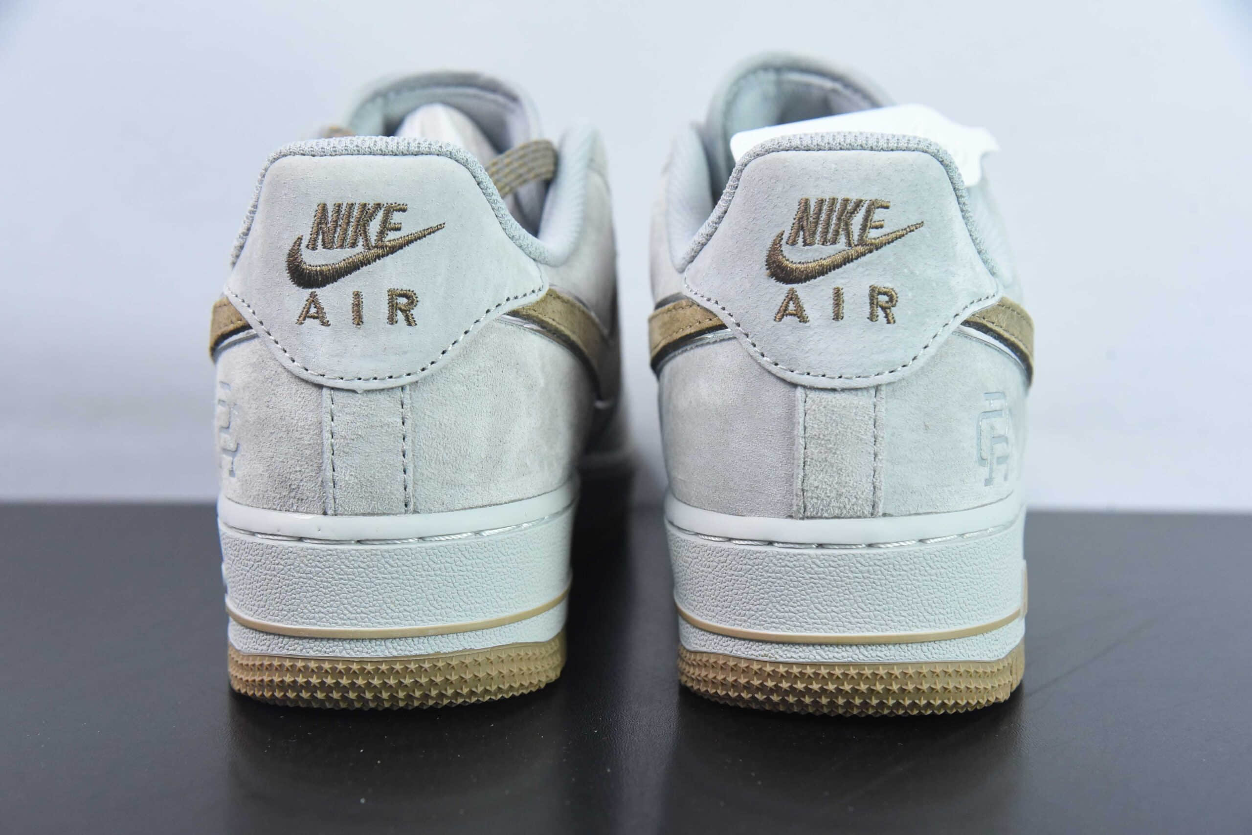 耐克Nike Air Force 1'07 Low 麂皮灰小勾卫冕冠军满天星空军一号低帮运动休闲板鞋纯原版本 货号：WW5021-625