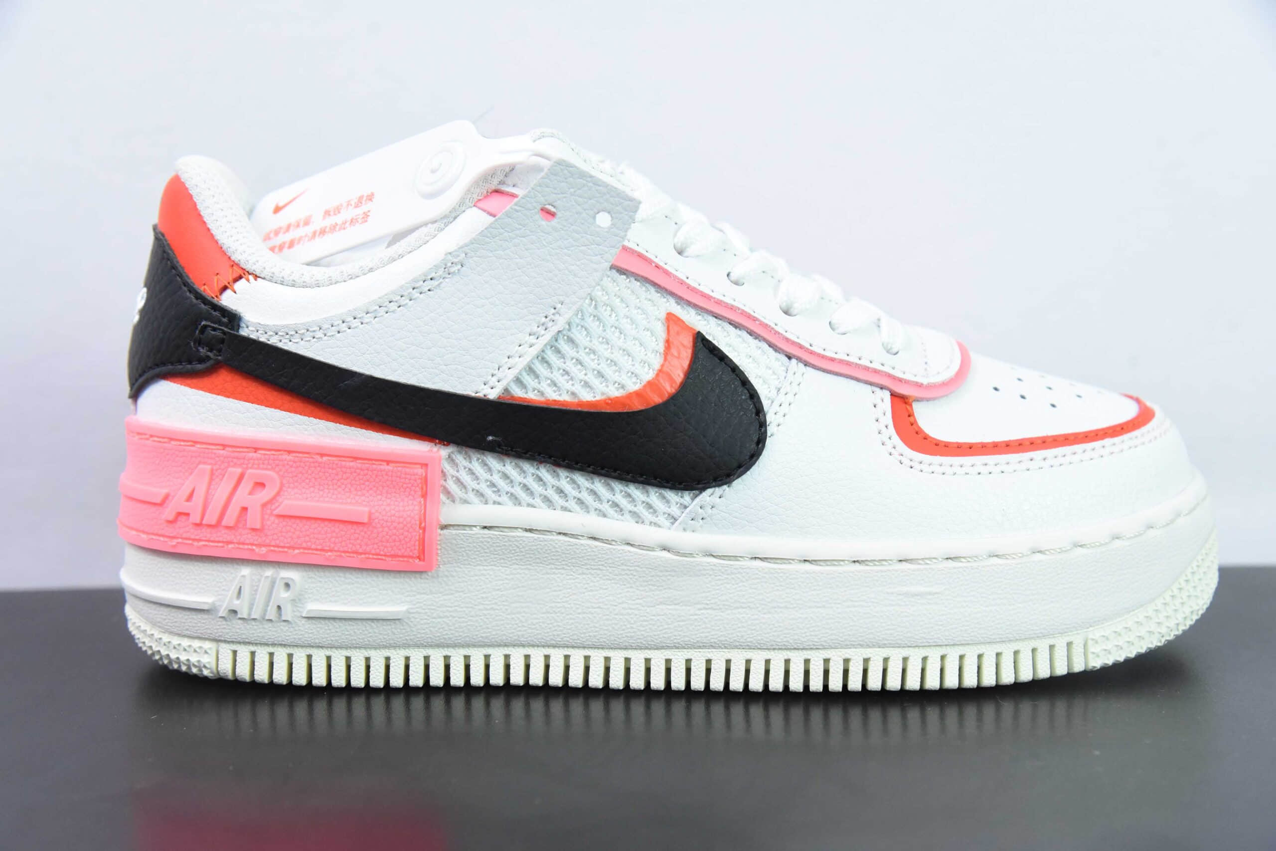 耐克Nike WMNS Air Force 1 Shadow 马卡龙白解构空军一号轻增量高低帮搭百板鞋纯原版本 货号： DH1965-100