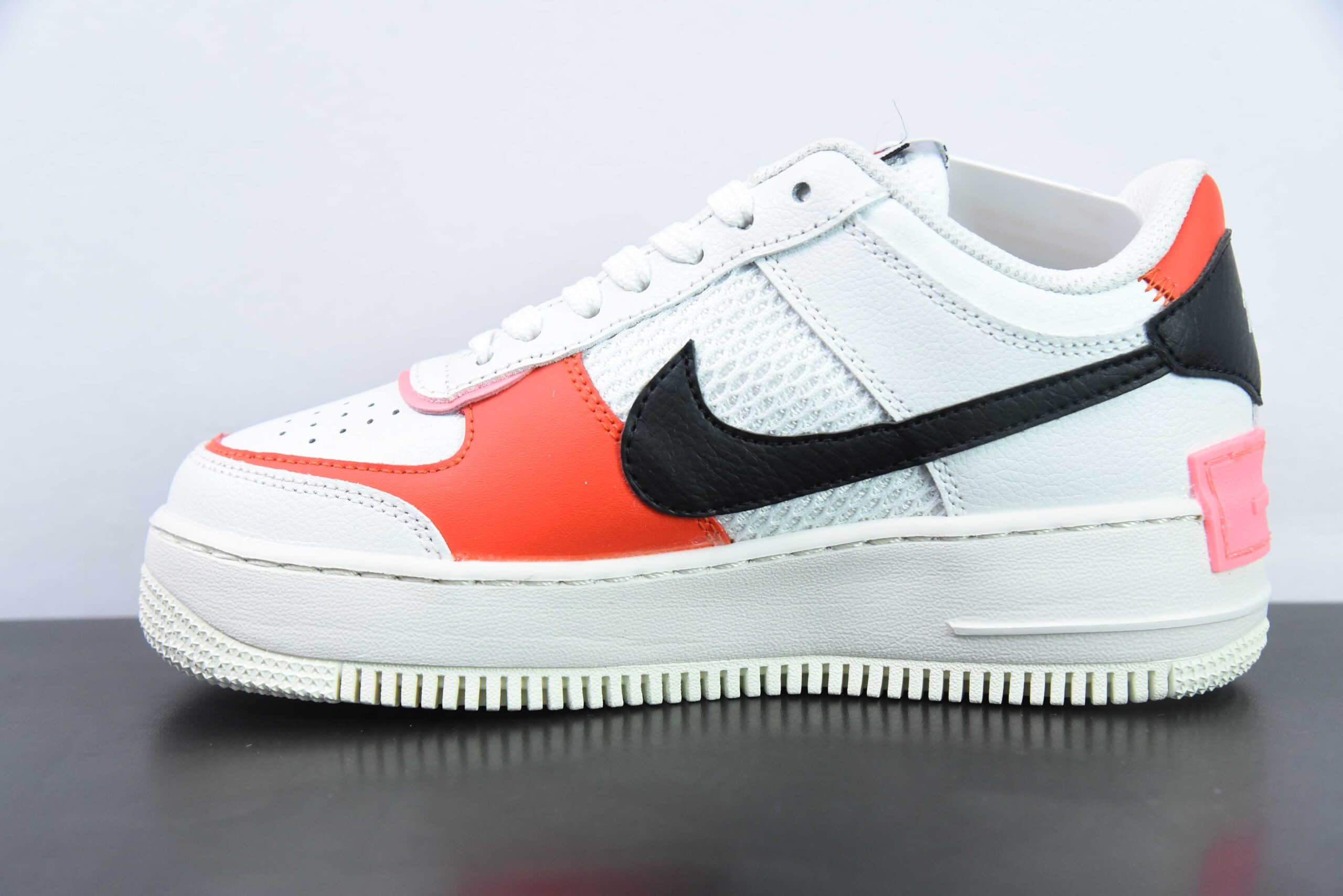 耐克Nike WMNS Air Force 1 Shadow 马卡龙白解构空军一号轻增量高低帮搭百板鞋纯原版本 货号： DH1965-100