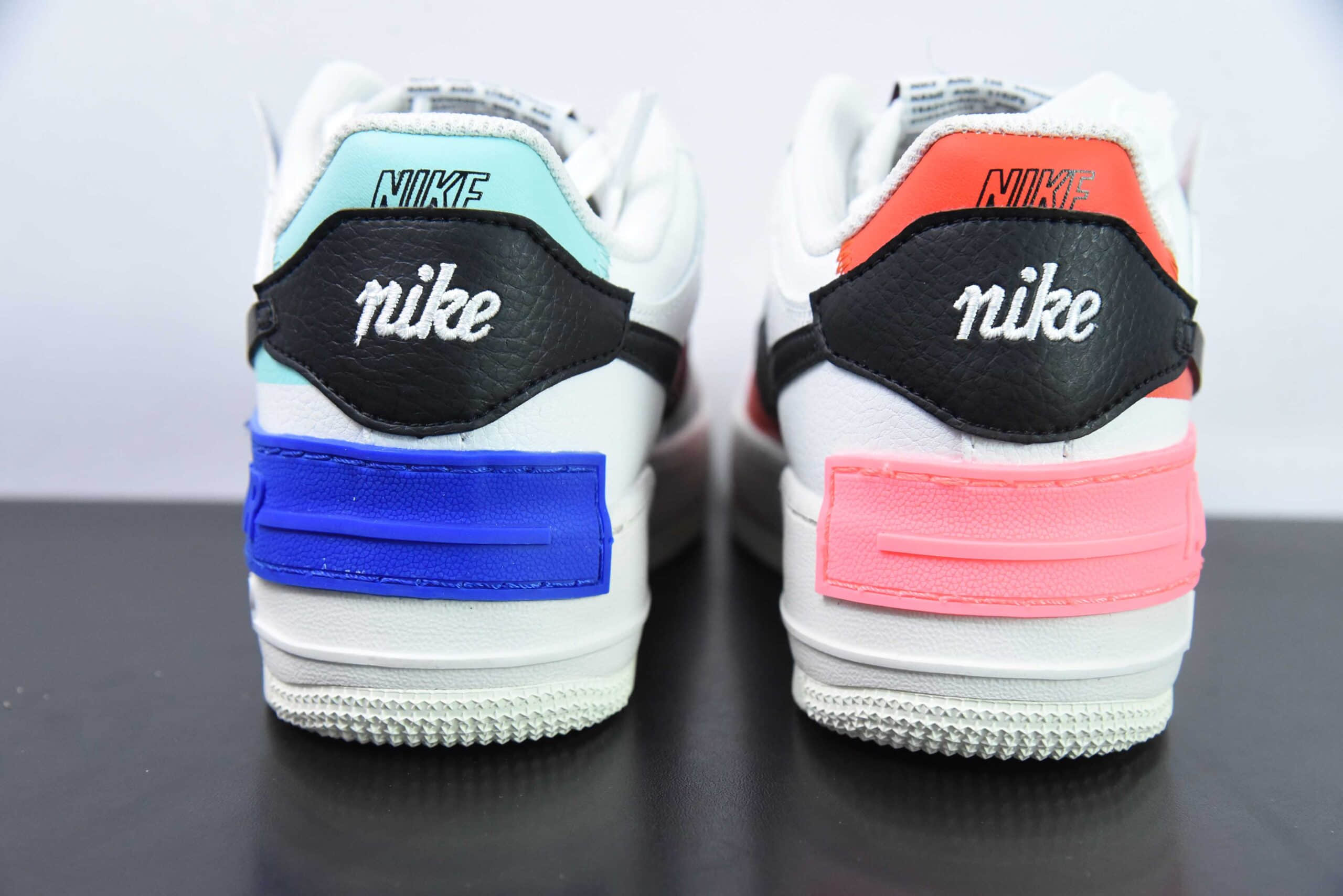 耐克Nike WMNS Air Force 1 Shadow 马卡龙白解构空军一号轻增量高低帮搭百板鞋纯原版本 货号： DH1965-100