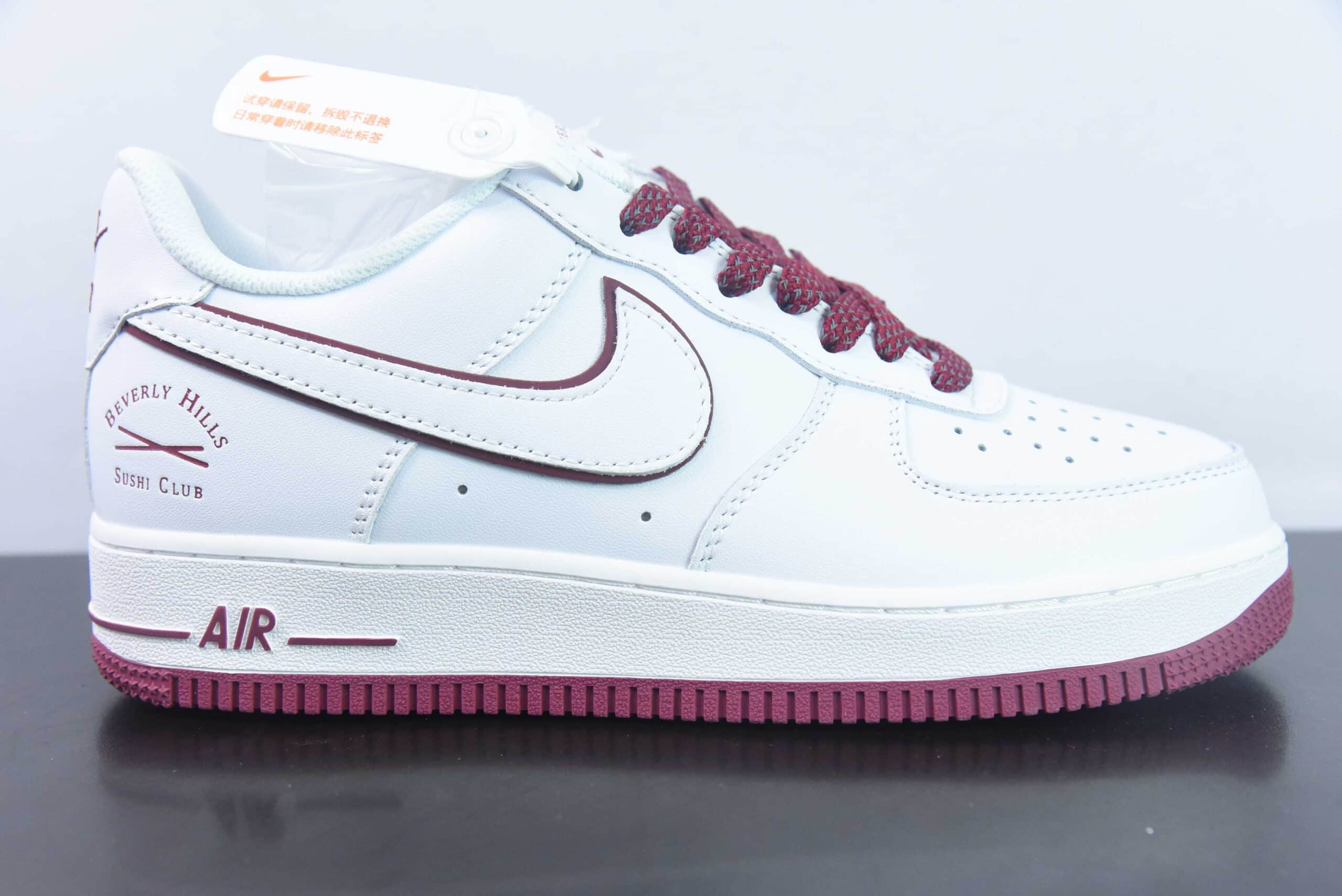 耐克NIke Air Force 1 Low “Sushi Club”白红” 经典空军一号低帮休闲板鞋纯原版本 货号：NS0517-005