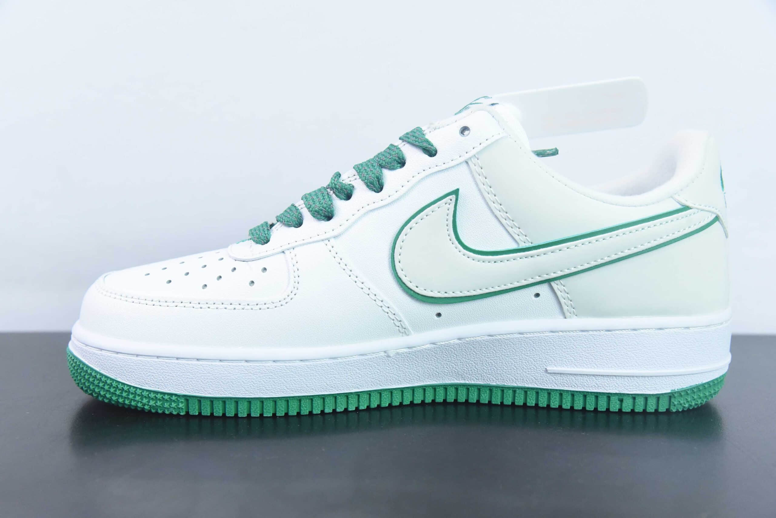 耐克Nike Air Force 1 Low 07 白绿空军一号低帮百搭休闲运动板鞋纯原版本 货号： YZ8115-001