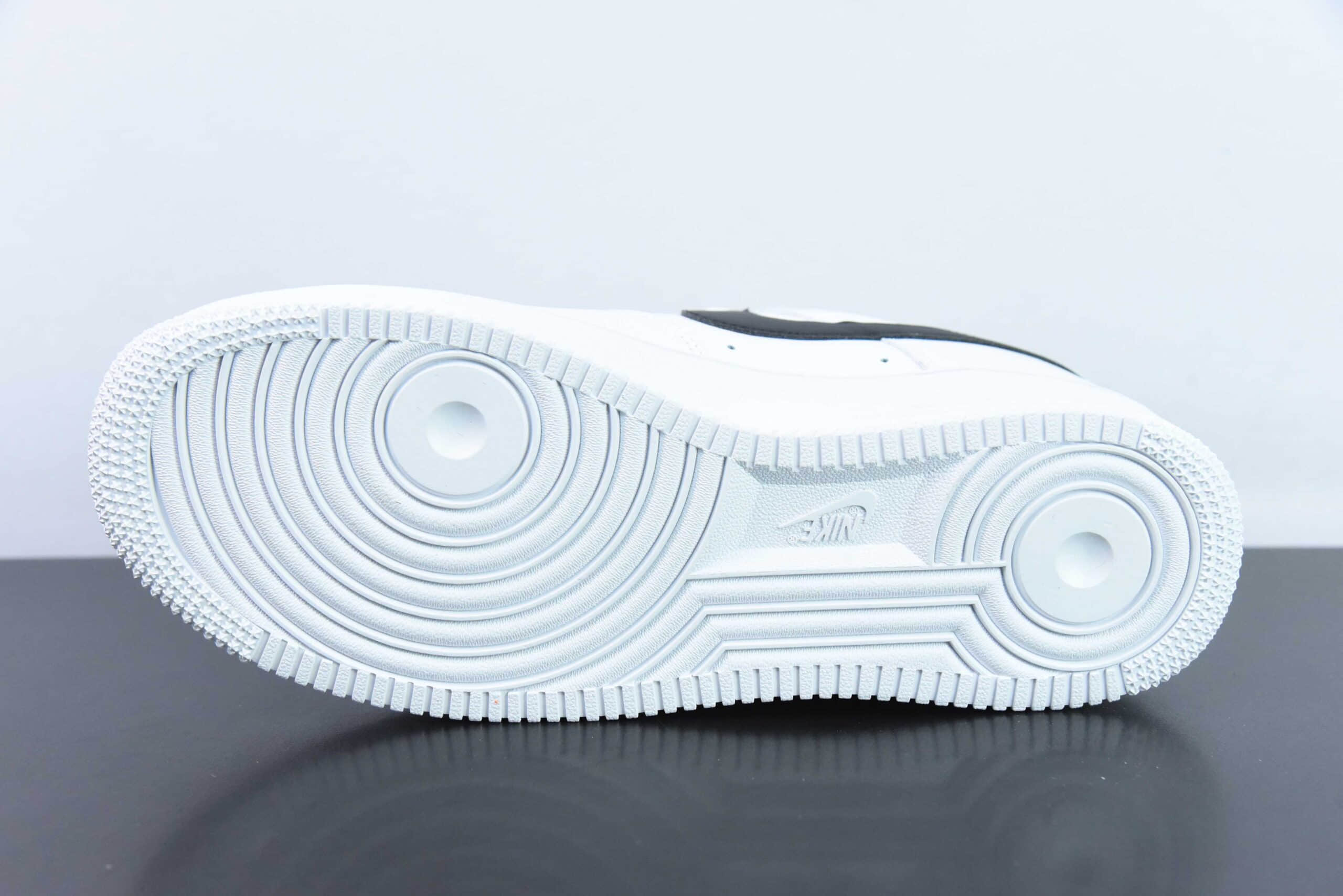 耐克Nike Air Force 1 AF1白黑红双钩SUP印花空军一号低帮休闲板鞋纯原版本 货号：CU9225-100