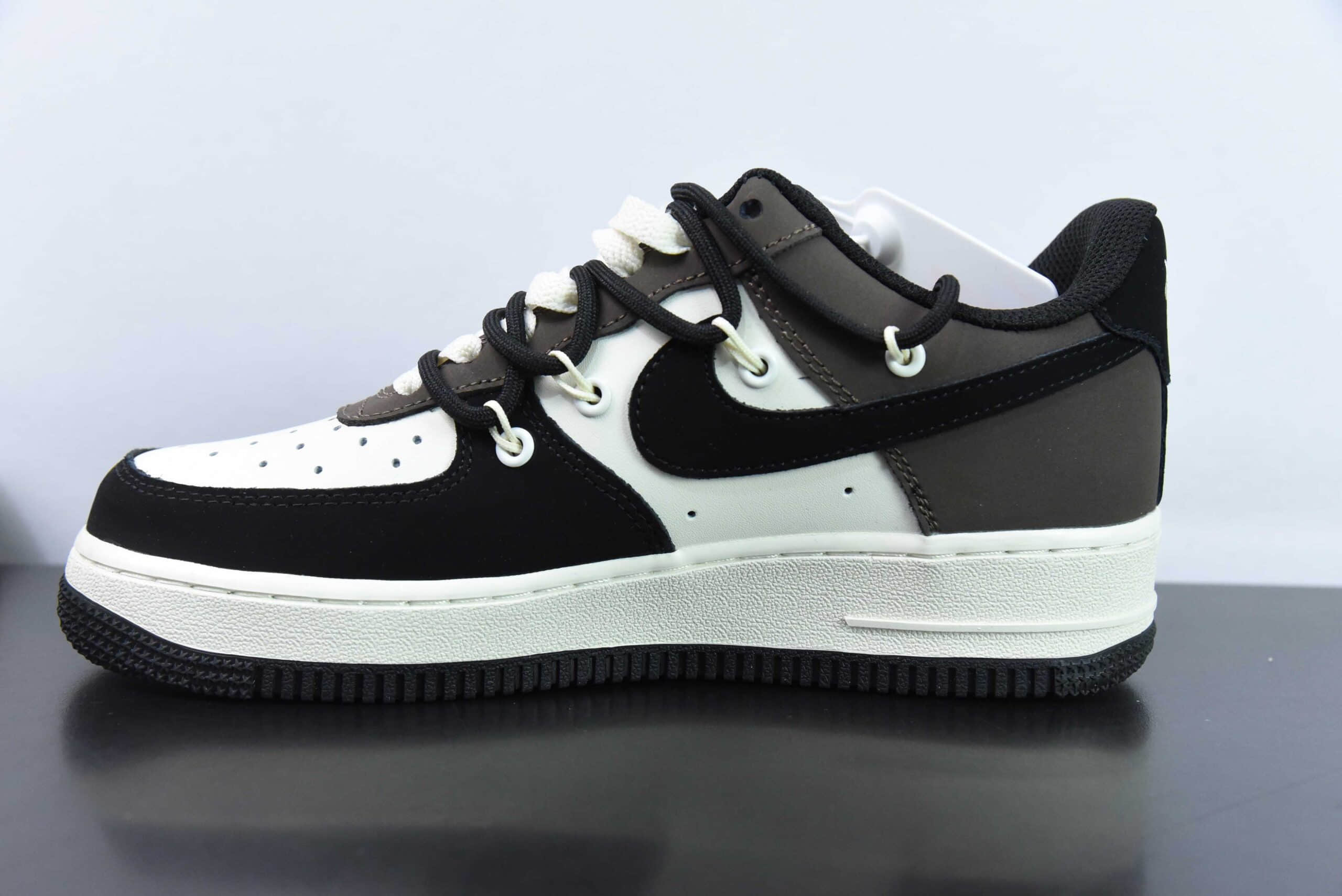 耐克Nike Kaws x Air Force 1 Low 摩卡绑带空军一号低帮休闲板鞋纯原版本 货号：KS6869-888