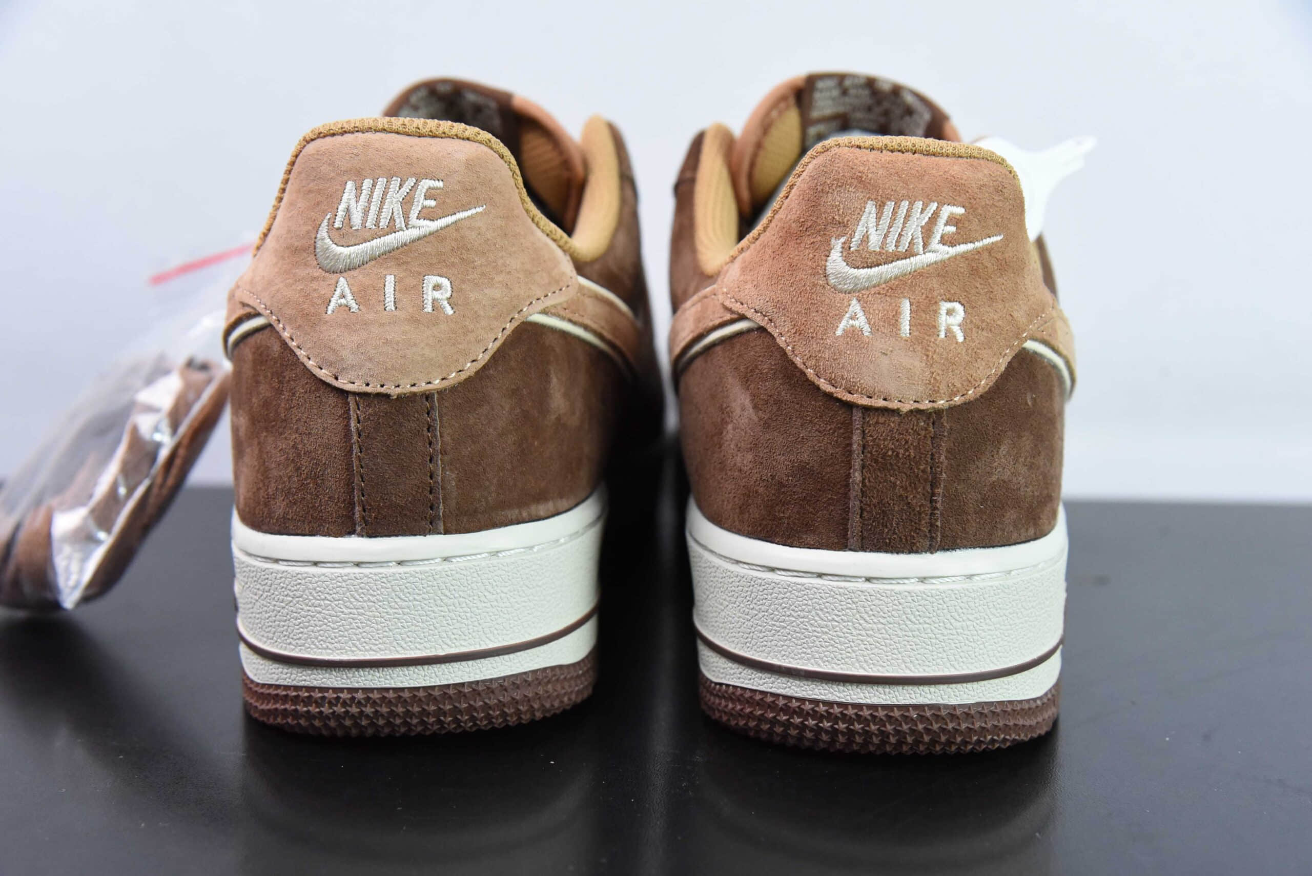 耐克Nike Air Force 1 AF1棕色麂皮空军一号低帮休闲板鞋纯原版本 货号：XT7138-106