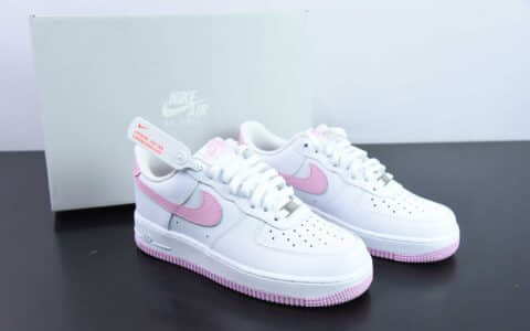 耐克Nike Air Force 1'07 Low 白粉空军一号低帮休闲板鞋纯原版本 货号：FJ4146-101