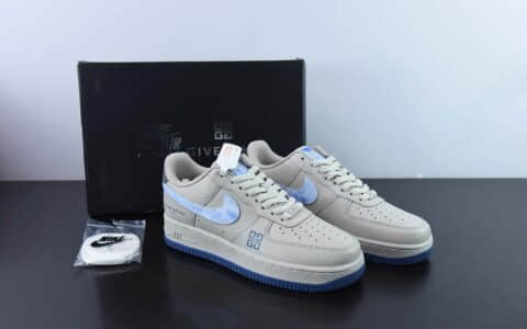 耐克Nike Air Force 1 '07 Low 纪梵希联名星际灰空军一号低帮休闲板鞋纯原版本 货号：845053-208