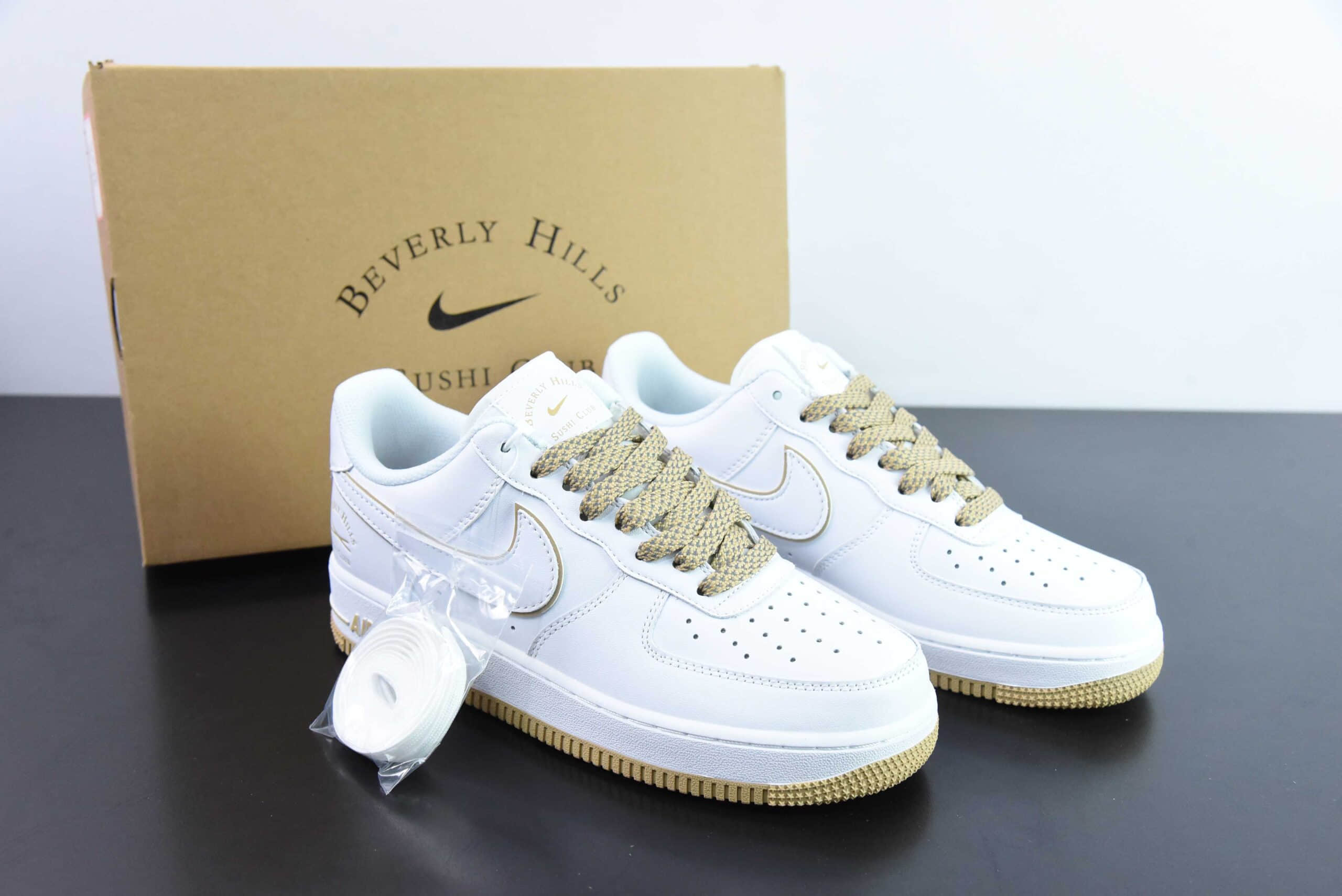 耐克Nike Air Force 1 Low 07 白黄满天星空军一号低帮休闲板鞋纯原版本 货号：NS0517-008