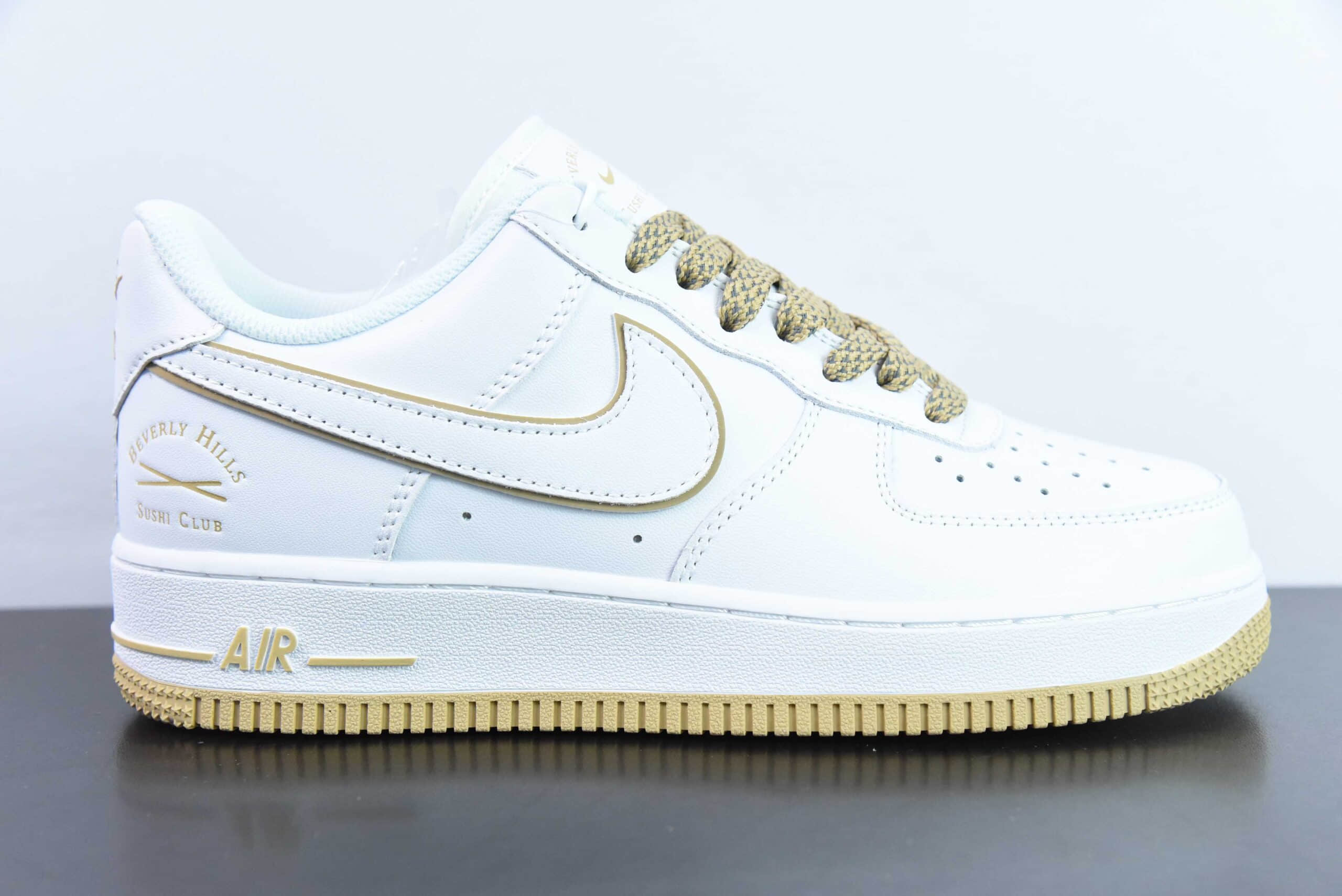 耐克Nike Air Force 1 Low 07 白黄满天星空军一号低帮休闲板鞋纯原版本 货号：NS0517-008