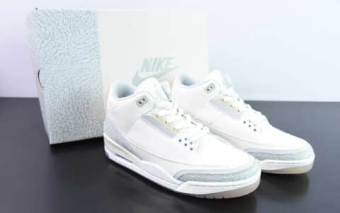 乔丹Air Jordan AJ3 Craft Ivory AJ3象牙白男子文化篮球鞋纯原版本 货号：FJ9479-100