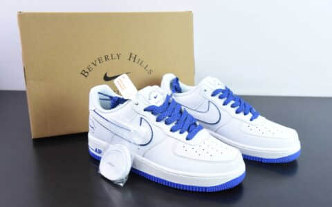 耐克Nike Air Force 1 Low ”Sushi Club“ 白蓝经典空军一号低帮休闲板鞋纯原版本 货号：NS0517-006