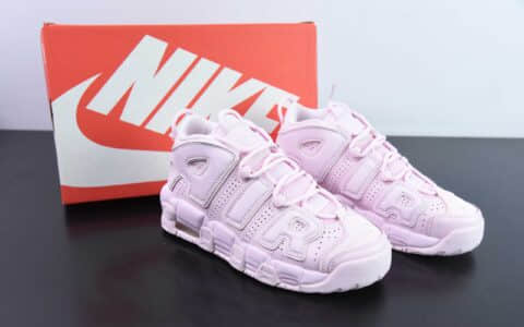 耐克Nike Air More Uptempo 96 QS 樱花粉皮蓬初代系列经典高街百搭休闲运动文化篮球鞋纯原版本 货号：DV1137-600