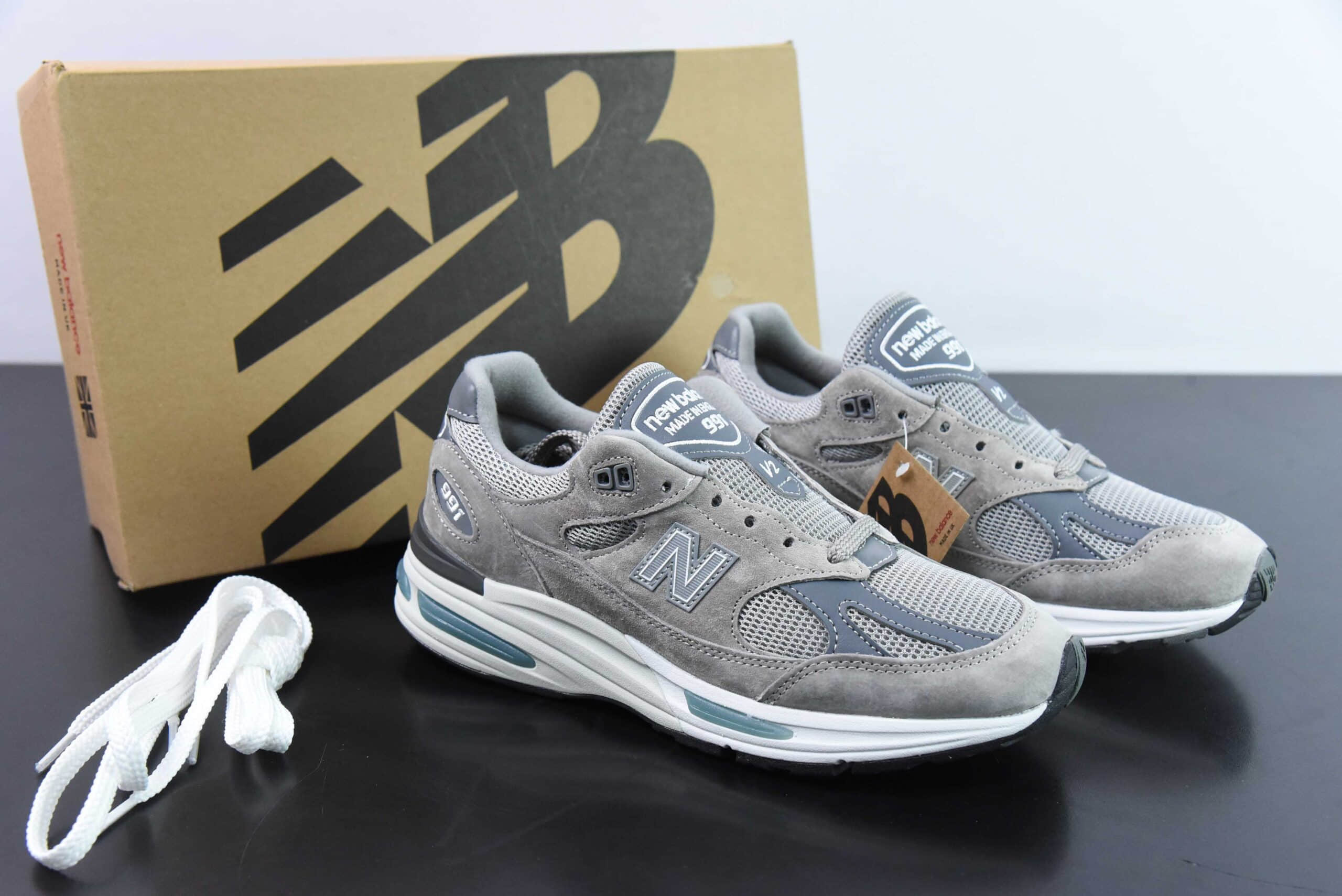 新百伦New Balance NB991V2元祖灰第二代总统复古慢跑鞋纯原版本 货号：U991GL2