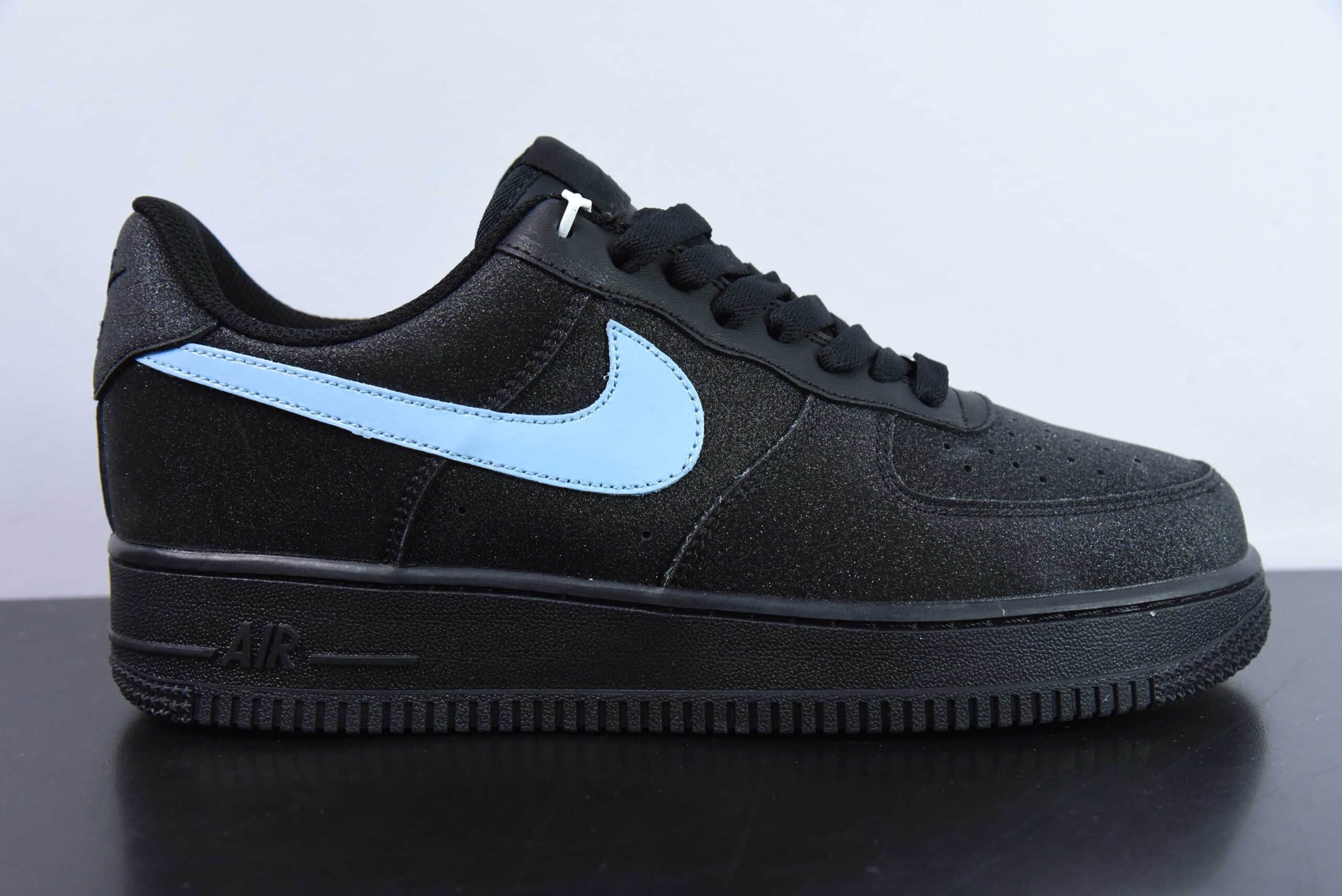 耐克Nike Air Force 1'07 Low 黑色星空空军一号低帮休闲板鞋纯原版本 货号：CW2288-012