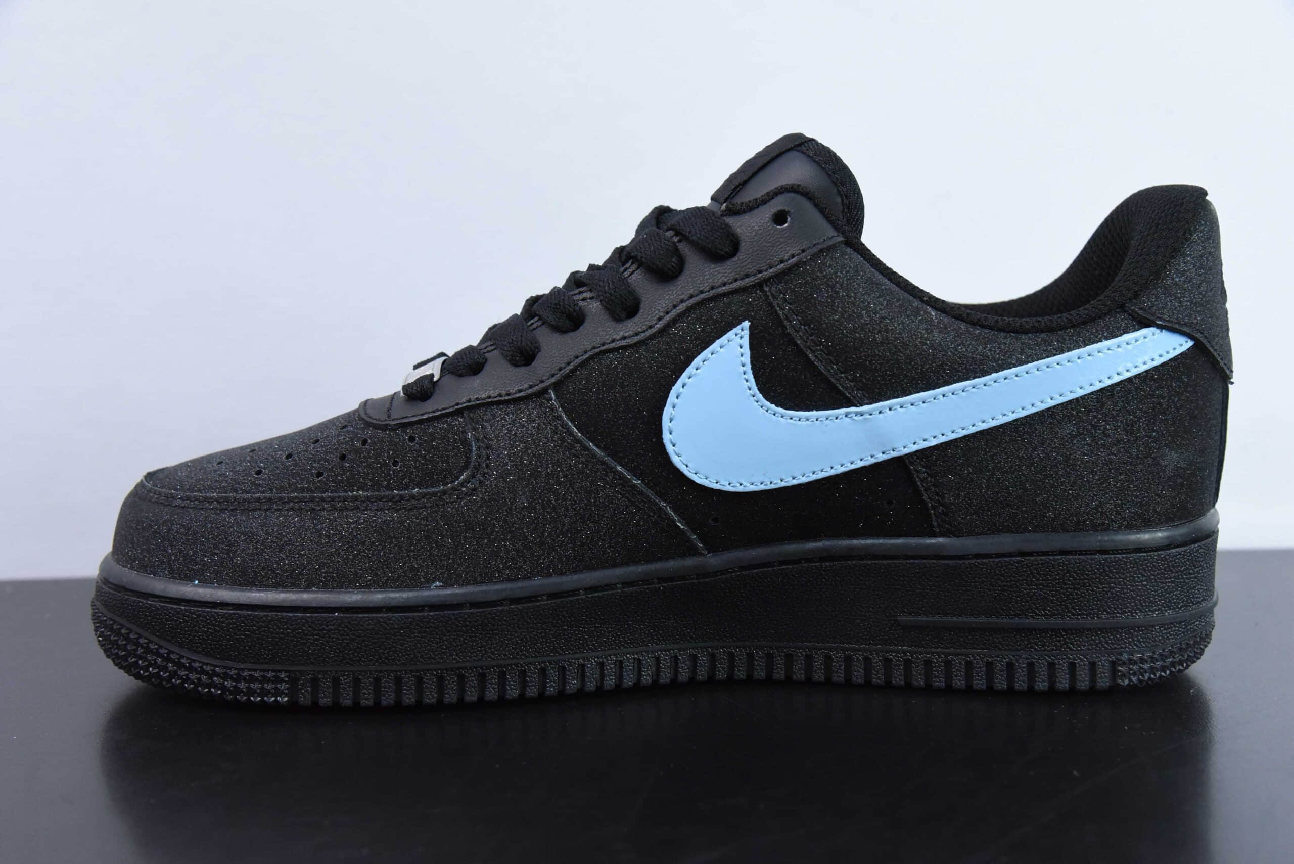 耐克Nike Air Force 1'07 Low 黑色星空空军一号低帮休闲板鞋纯原版本 货号：CW2288-012