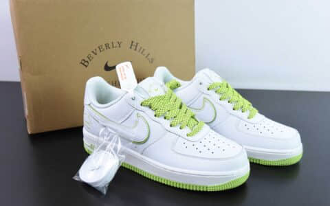 耐克Nike Air Force 1'07 Low Sushi Club 苹果绿空军一号低帮休闲板鞋纯原版本 货号：NS0517-007