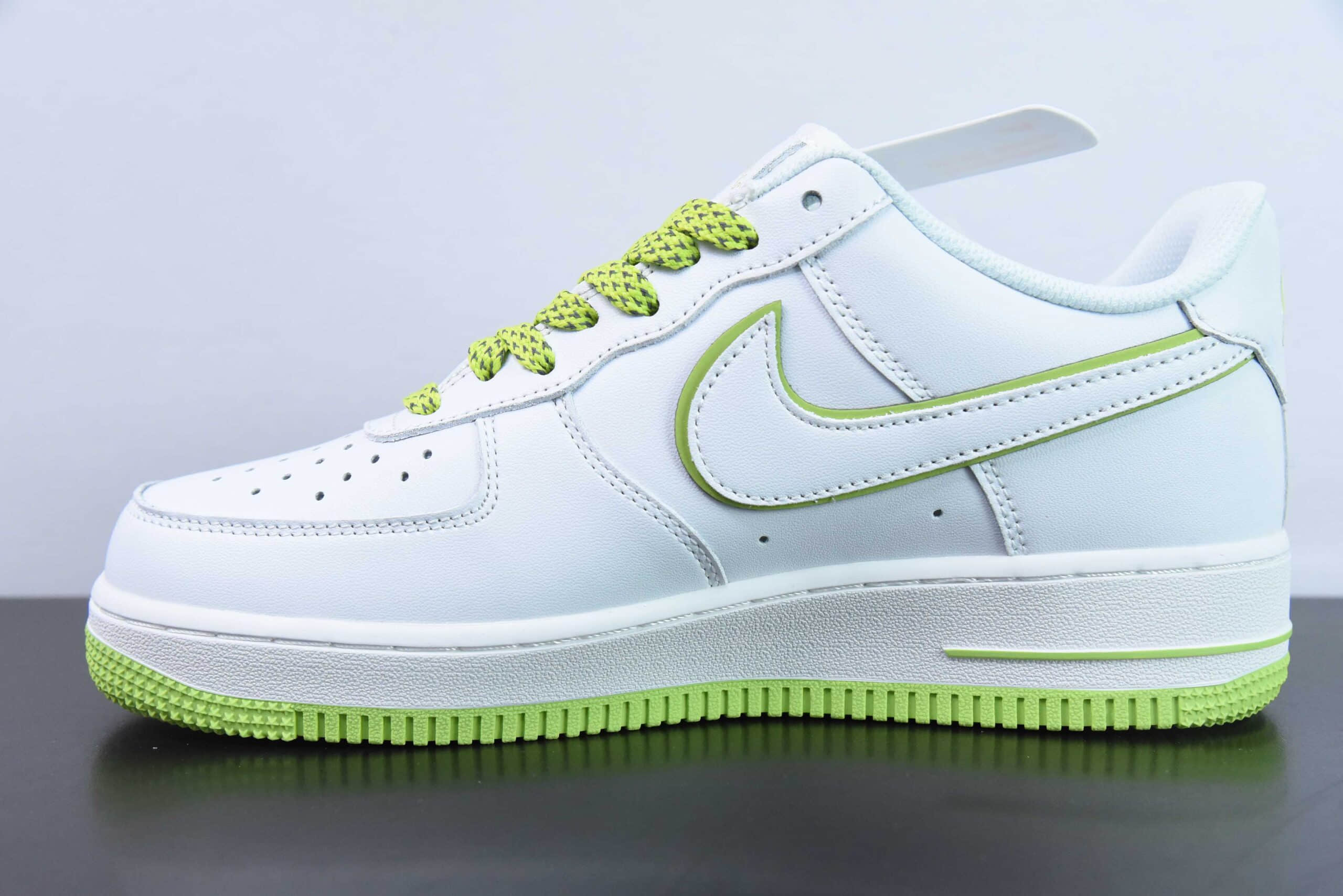 耐克Nike Air Force 1'07 Low Sushi Club 苹果绿空军一号低帮休闲板鞋纯原版本 货号：NS0517-007 