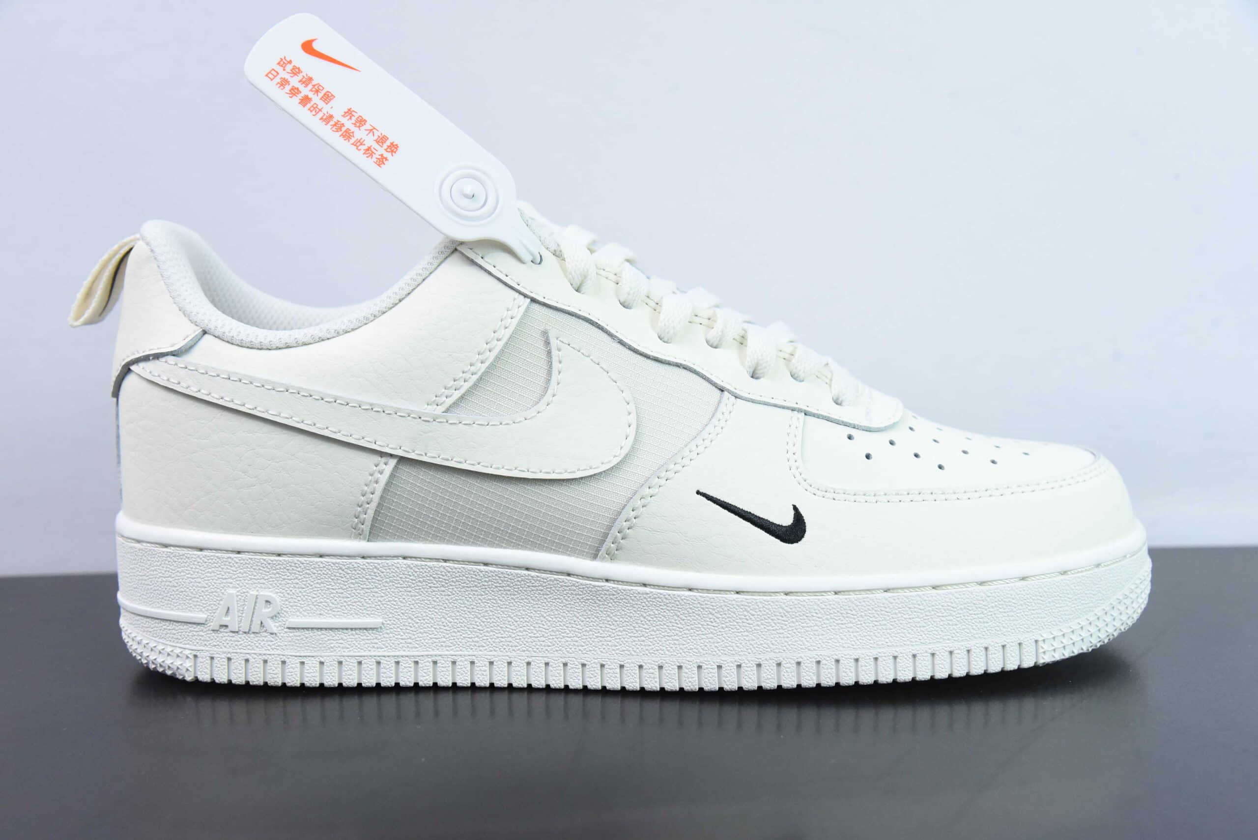 耐克Nike Air Force 1 Low 白黑小勾空军一号低帮运动休闲板鞋纯原版本 货号：FZ4625-100