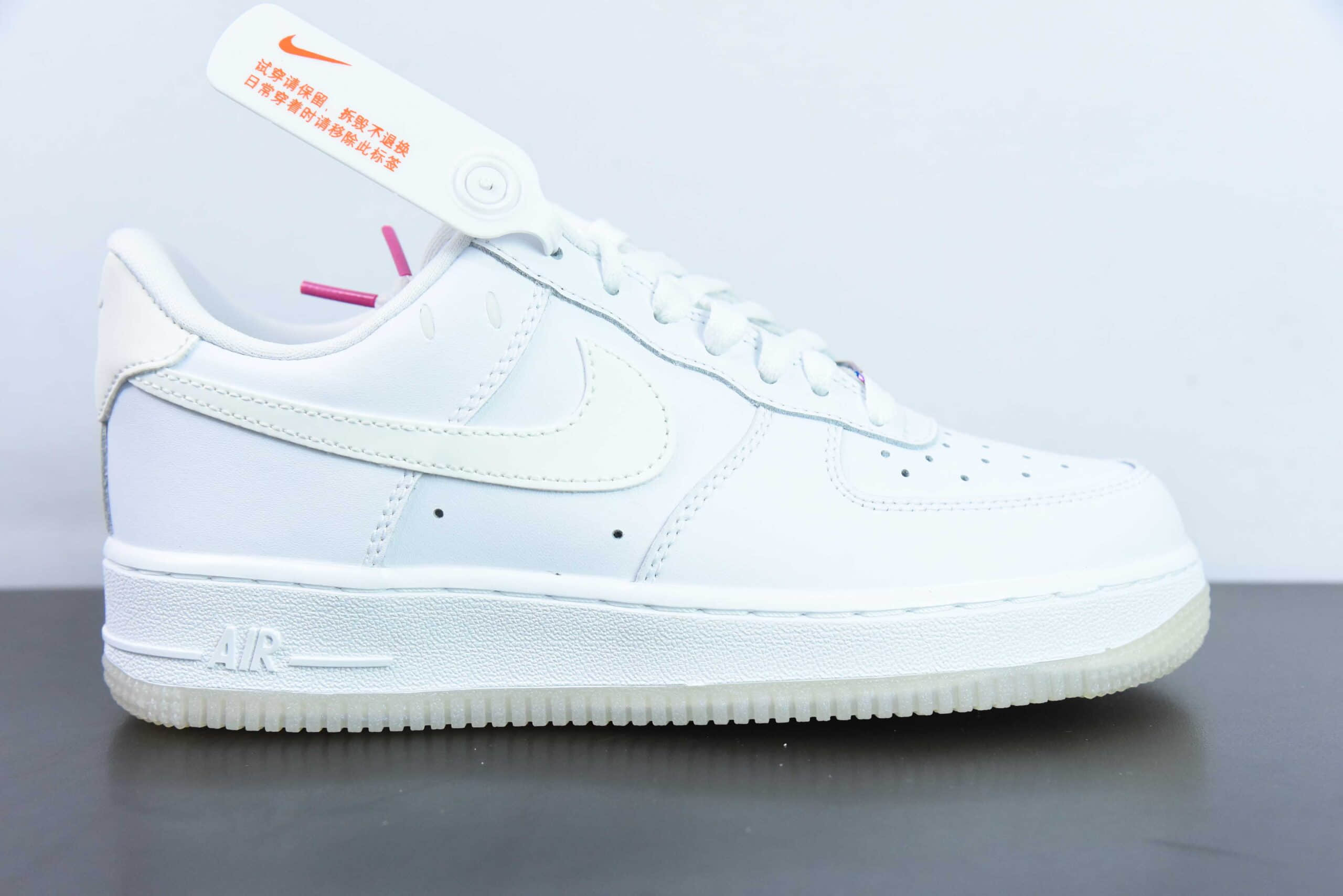 耐克Nike Air Force 1'07 Low 紫光变色开口笑空军一号低帮休闲板鞋纯原版本 货号：FZ5531-111