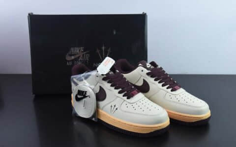 耐克NIke Air Force 1 '07 Low “NOCTA联名日出黄”空军一号低帮休闲板鞋纯原版本 货号：808788-336