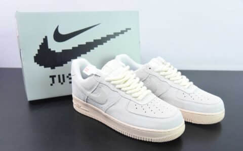 耐克Nike Air Force 1'07 Low 白巧克力麻绳藕粉空军一号低帮休闲板鞋纯原版本 货号：DO6730-100